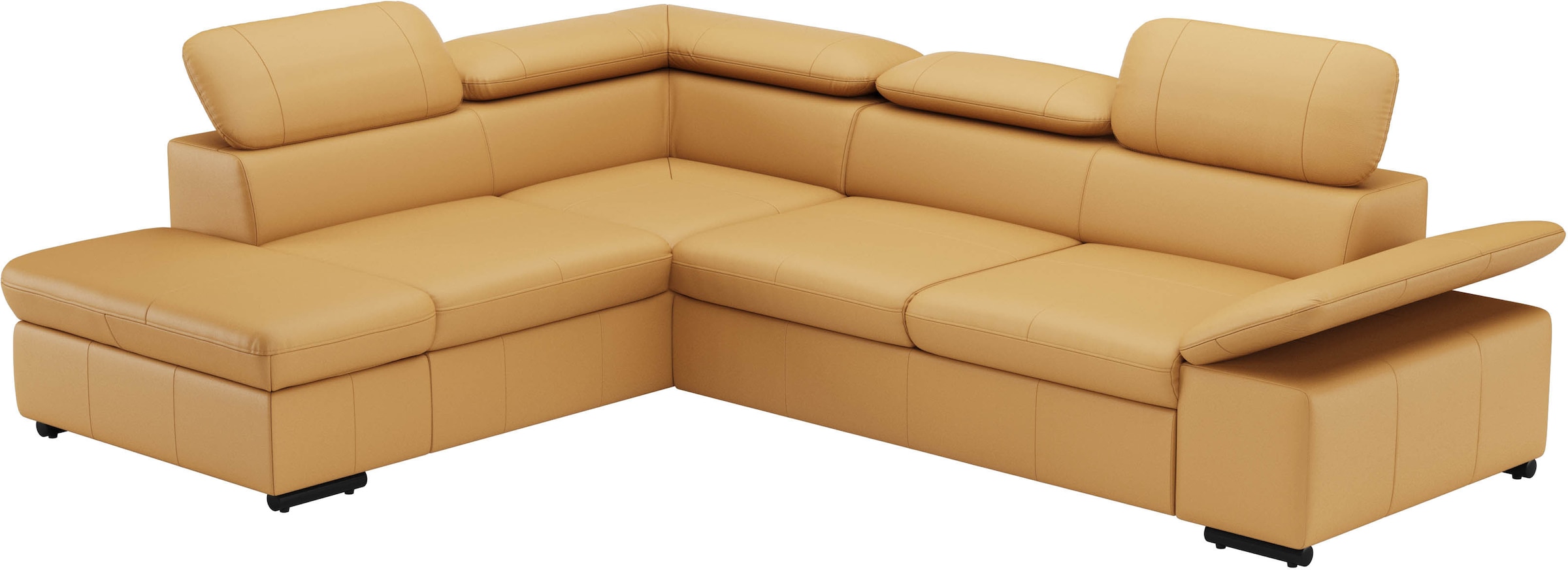 sit&more Ecksofa »Alcudia L-Form«, mit Armteilverstellung, optional Kopfteilverstellung und Bettfunktion