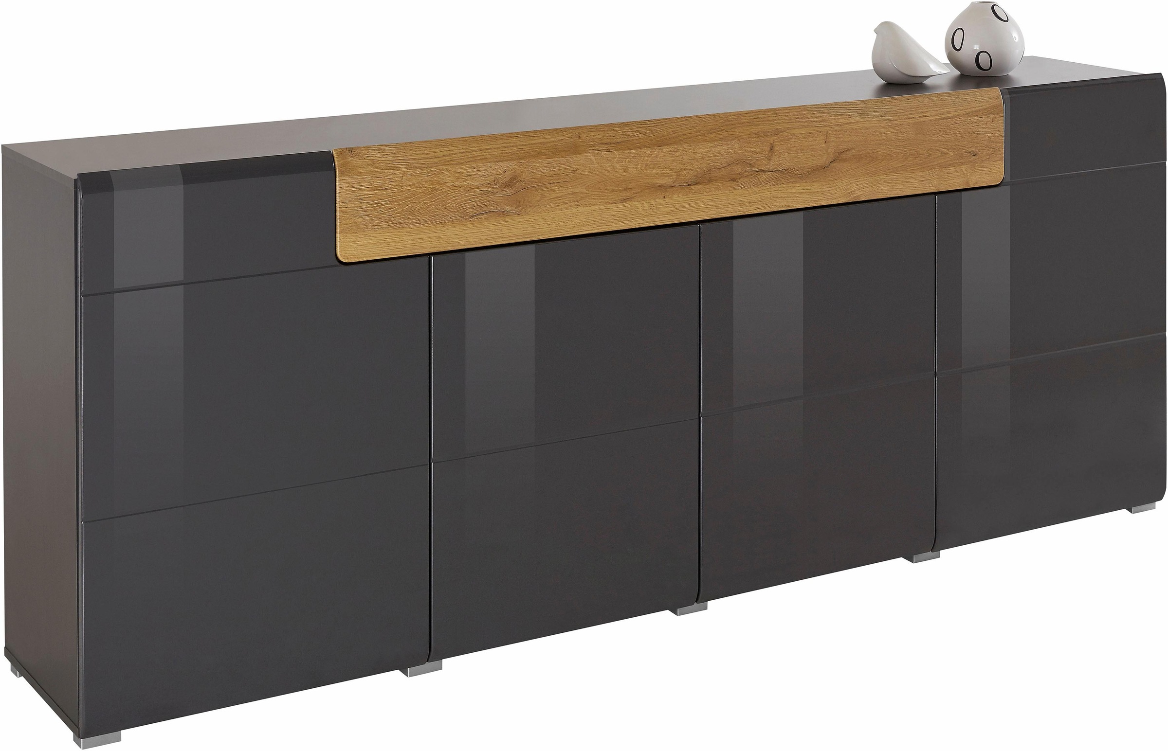 OTTO home Sideboard "Toledo,Breite 208cm,moderne Kommode mit dekorative Frä günstig online kaufen