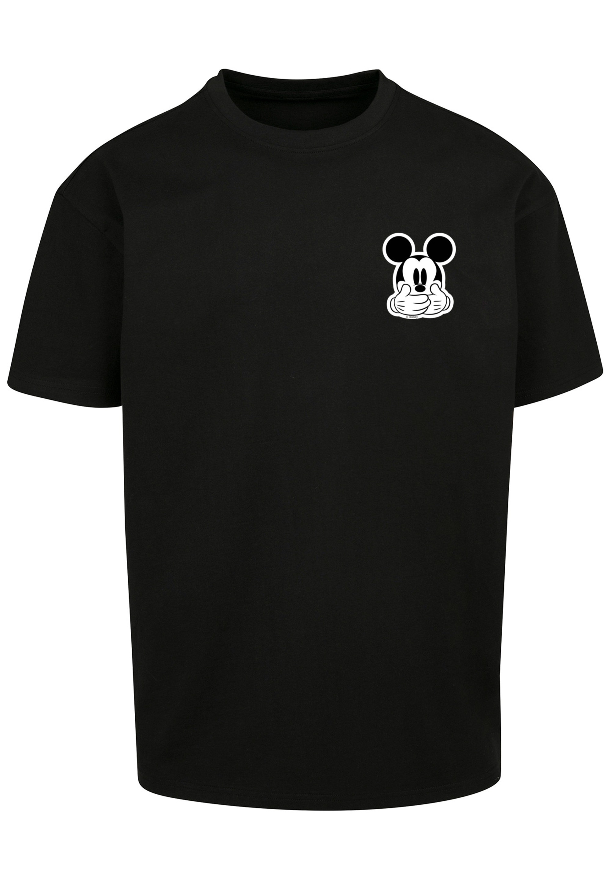 F4NT4STIC T-Shirt »Disney Micky Maus Don’t Speak Pocket«, Print