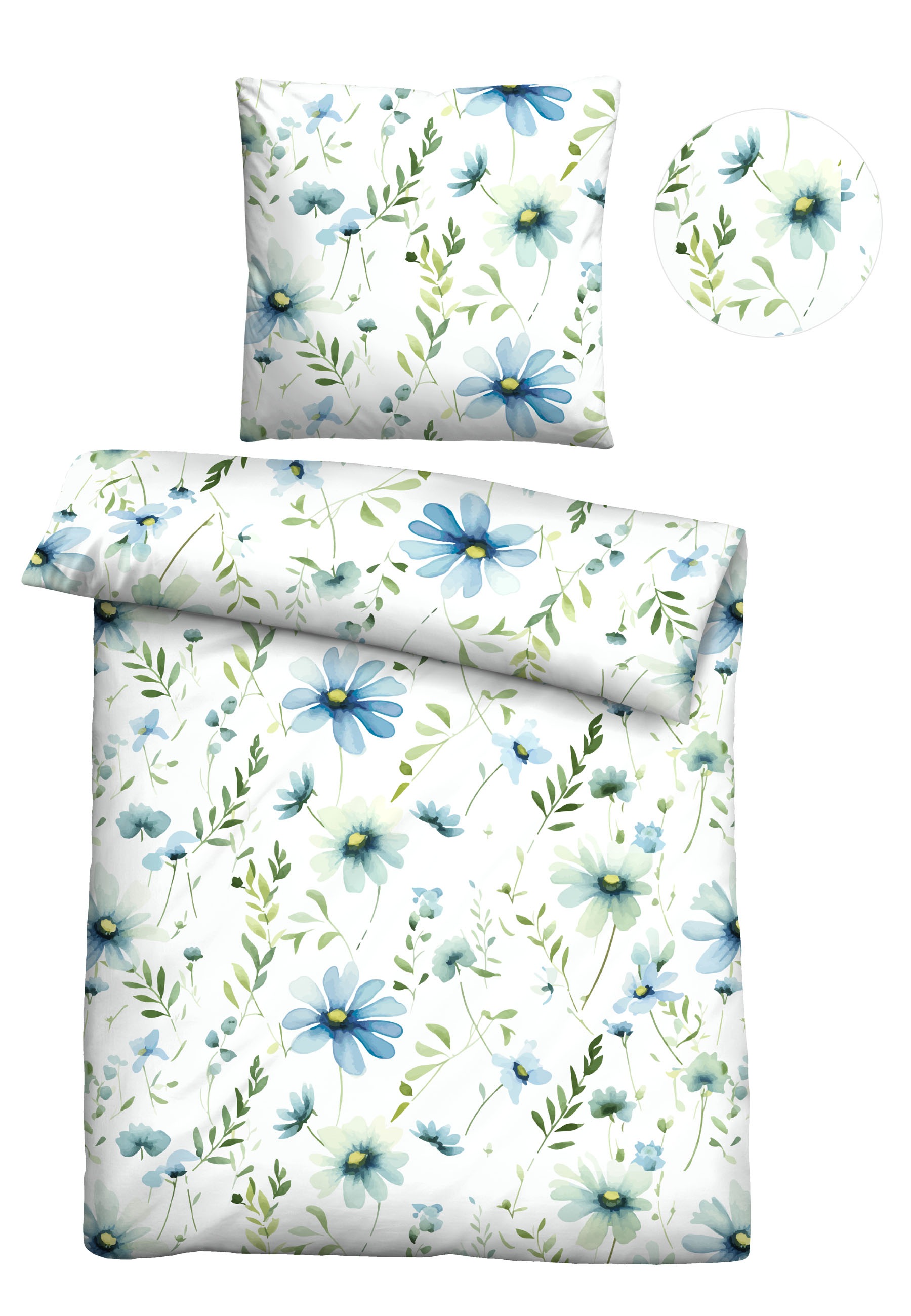 Castell - Markenbettwäsche Bettwäsche "0020369" 2 Stk. absolut bügelfrei, 1 günstig online kaufen