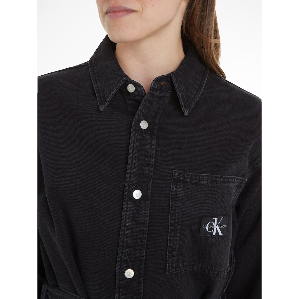 Calvin Klein Jeans Jeanskleid »BELTED UTILITY DENIM SHIRT DRESS«