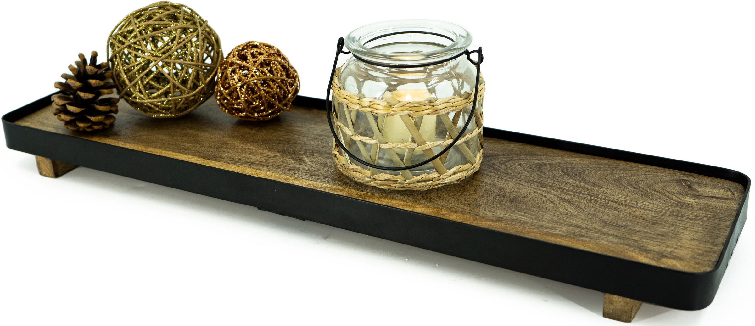 NOOR LIVING Servierplatte aus exclusivem Mango-Holz günstig online kaufen