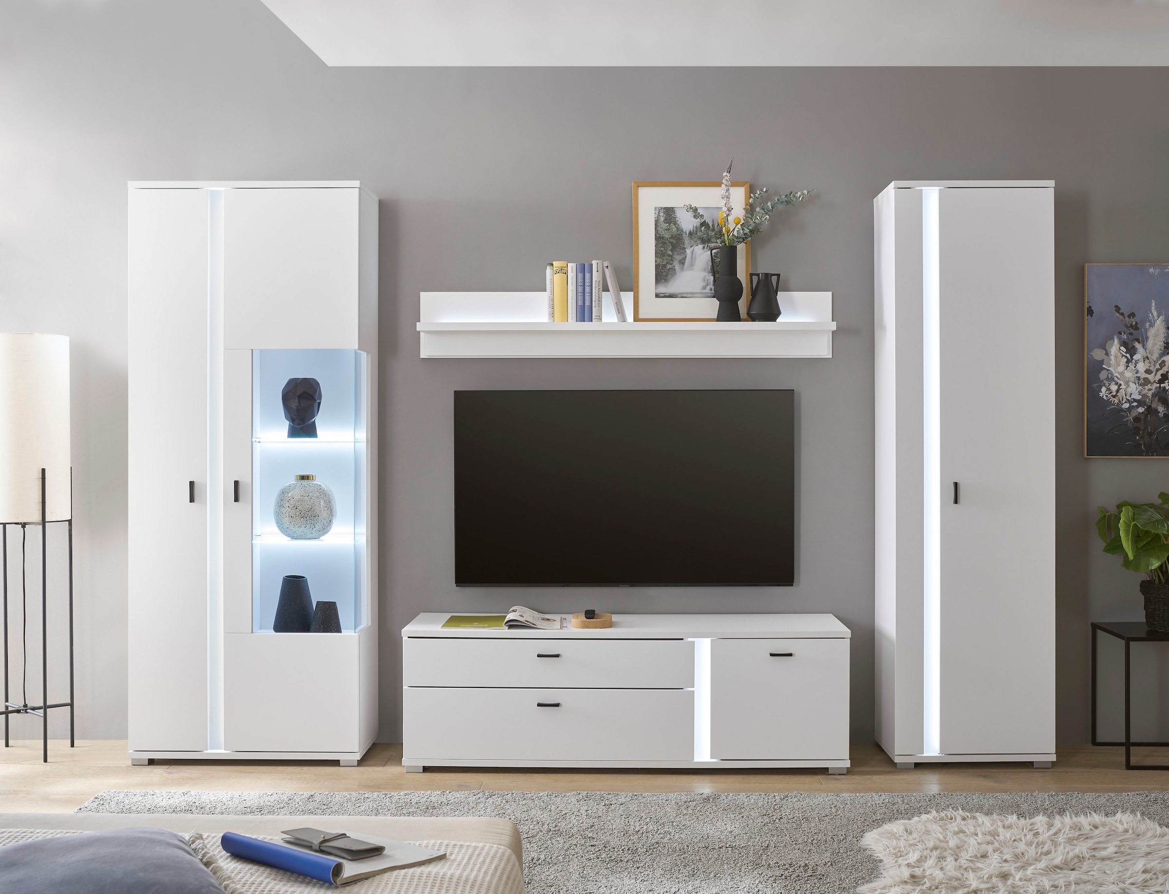 INOSIGN Wohnwand "LONG ISLAND" Set, 4 Stk. tlg. günstig online kaufen