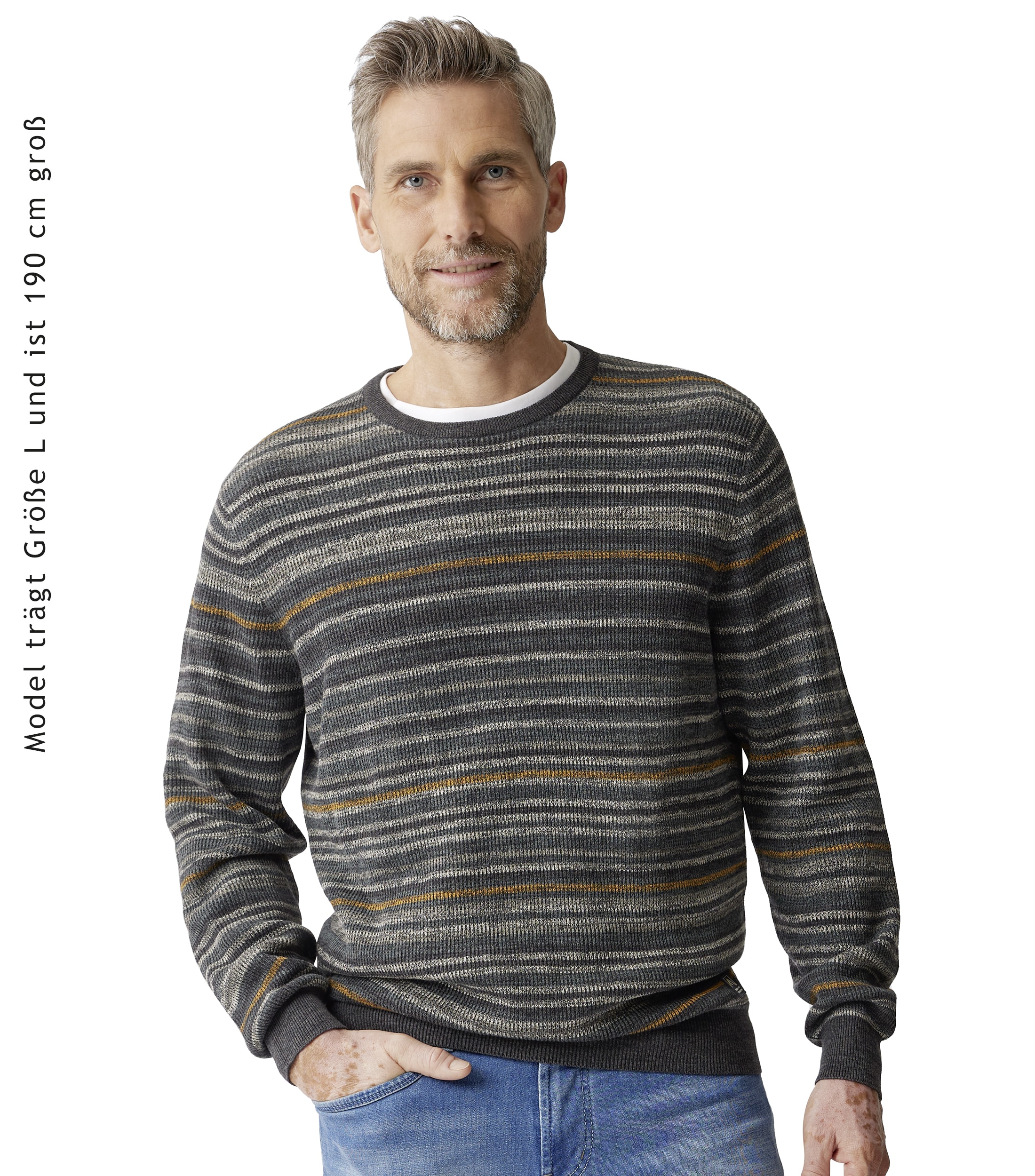 CASAMODA Strickpullover "CASAMODA Pullover gestreift" günstig online kaufen