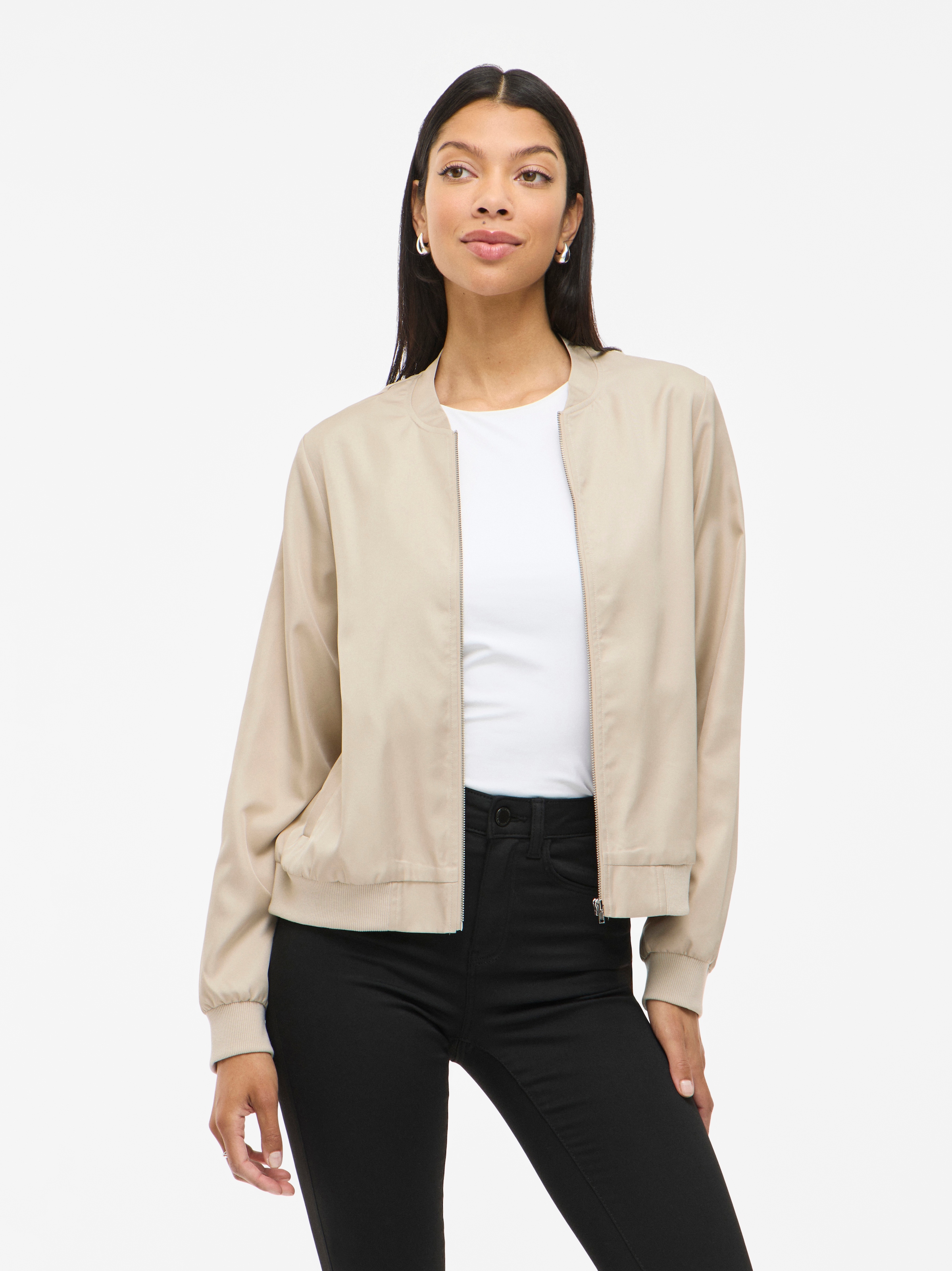 Vila Blouson "VIPAPAYA L/S BOMBER JACKET - NOOS" Kunstfaser günstig online kaufen