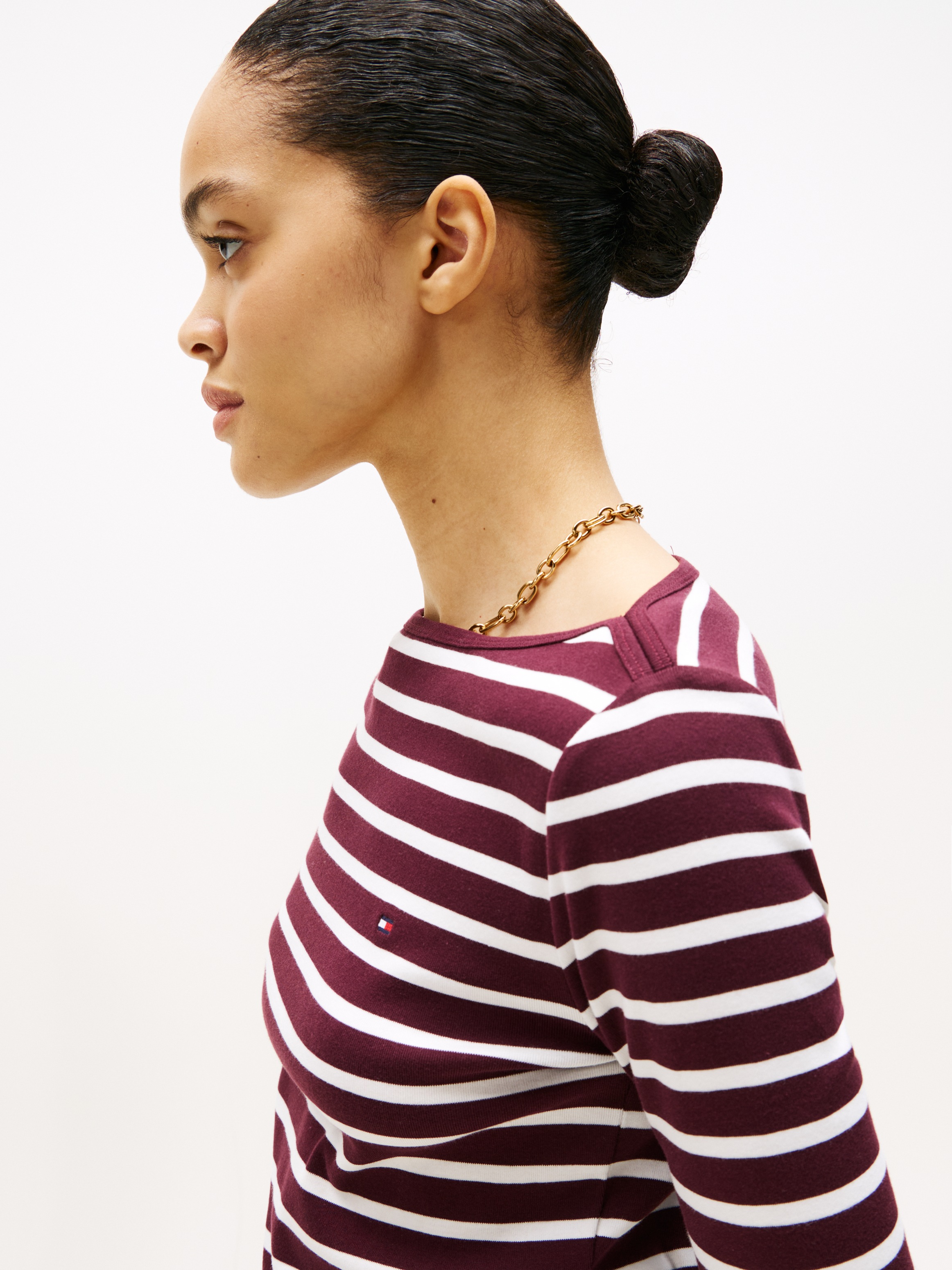 Tommy Hilfiger 3/4-Arm-Shirt "NEW CODY SLIM BOAT-NK 3/4SLV mit U-Boot und S günstig online kaufen
