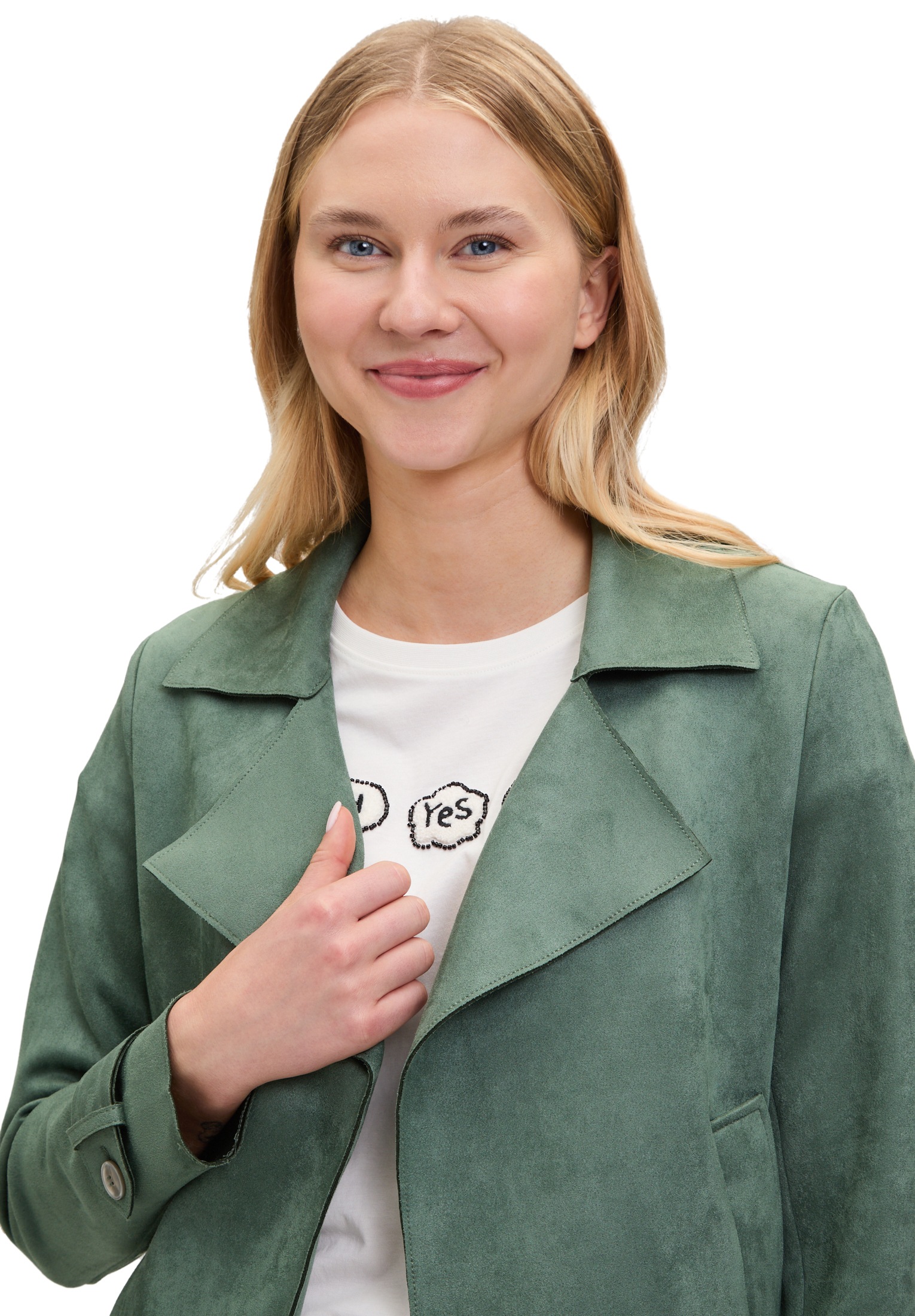 Cartoon Jackenblazer »Cartoon Damen Casual-Jacke mit Taschen«