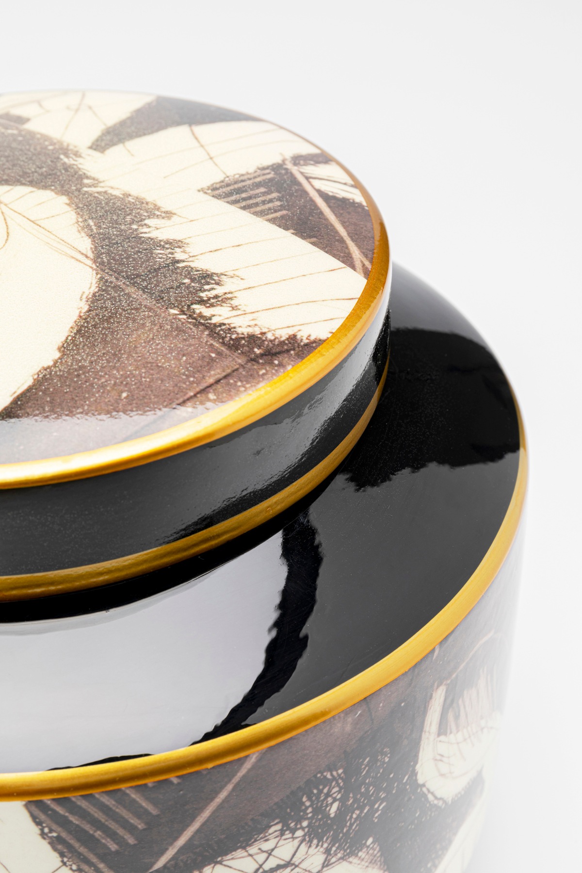 Kare Design Aufbewahrungsdose »Dekodose La Spezia, Durchmesser 22 cm« ideal für Schmuck, Schlüssel, Kleingeld, Haargummis u.a. Kleinteile