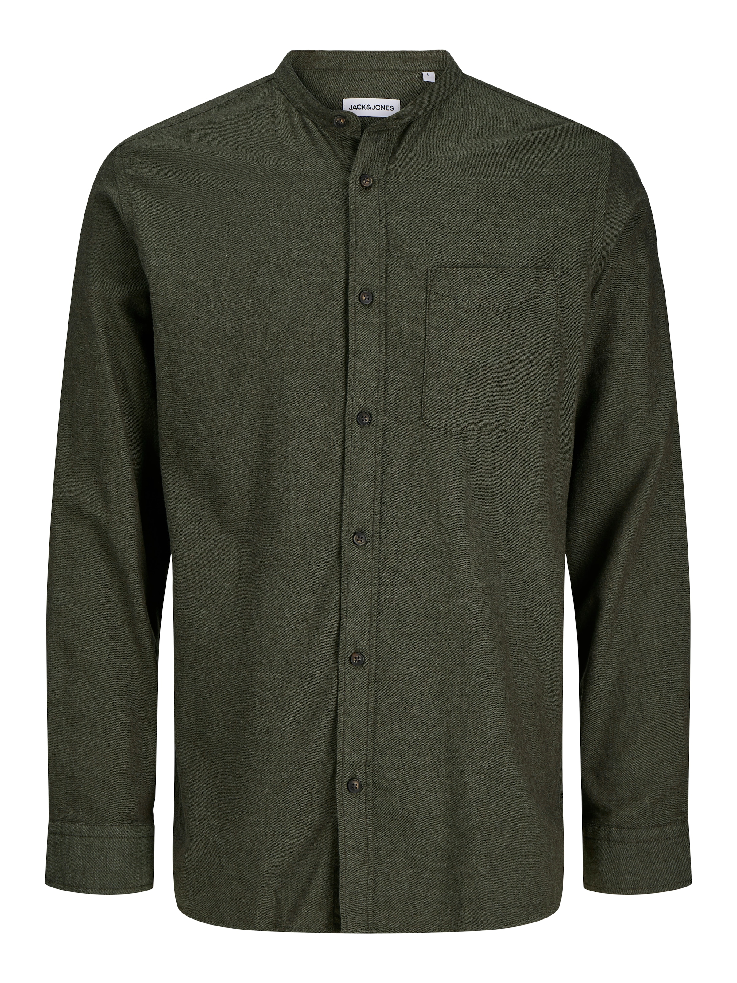 Jack & Jones Langarmhemd »JJEBAND MELANGE SHIRT L/S SN«