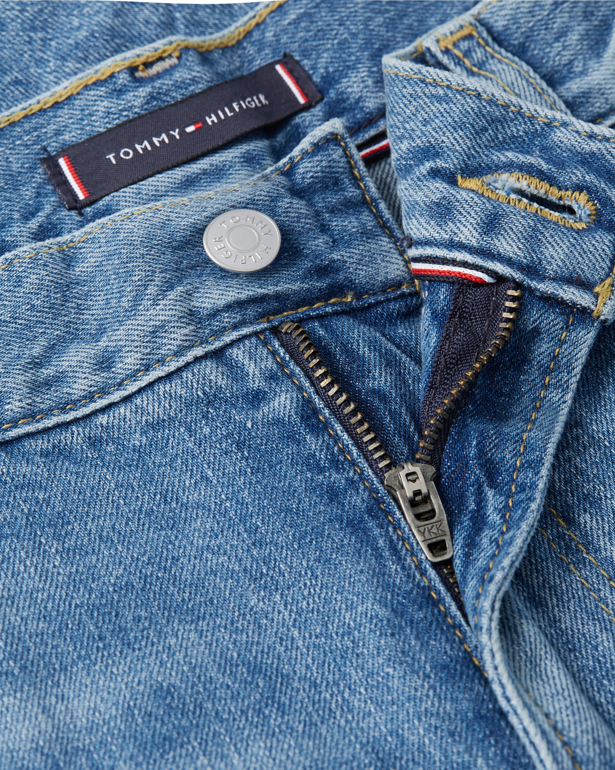 Tommy Hilfiger Straight-Jeans, in blauer Waschung