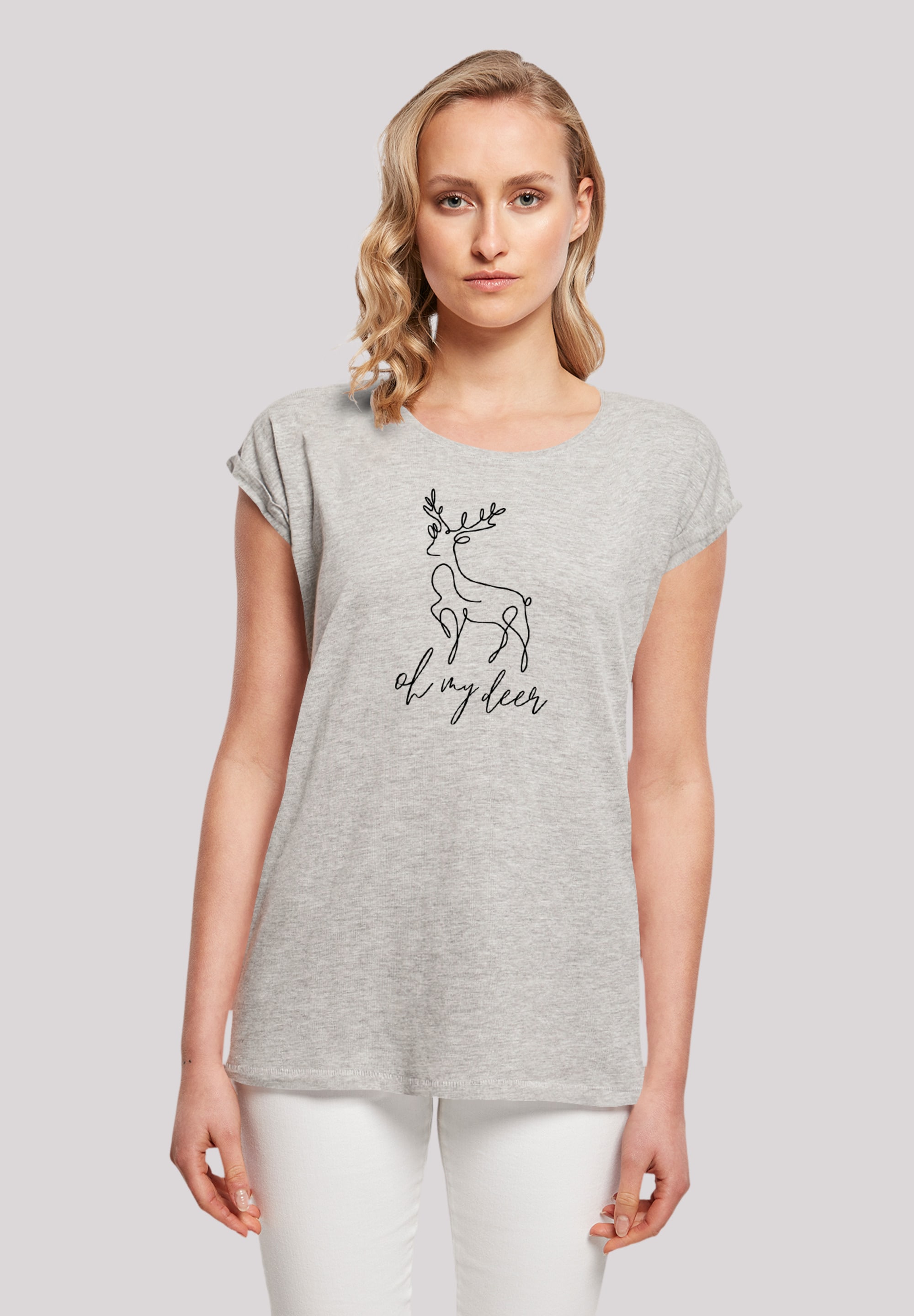 T-Shirt »Winter Christmas Deer«, Premium Qualität, Rock-Musik, Band