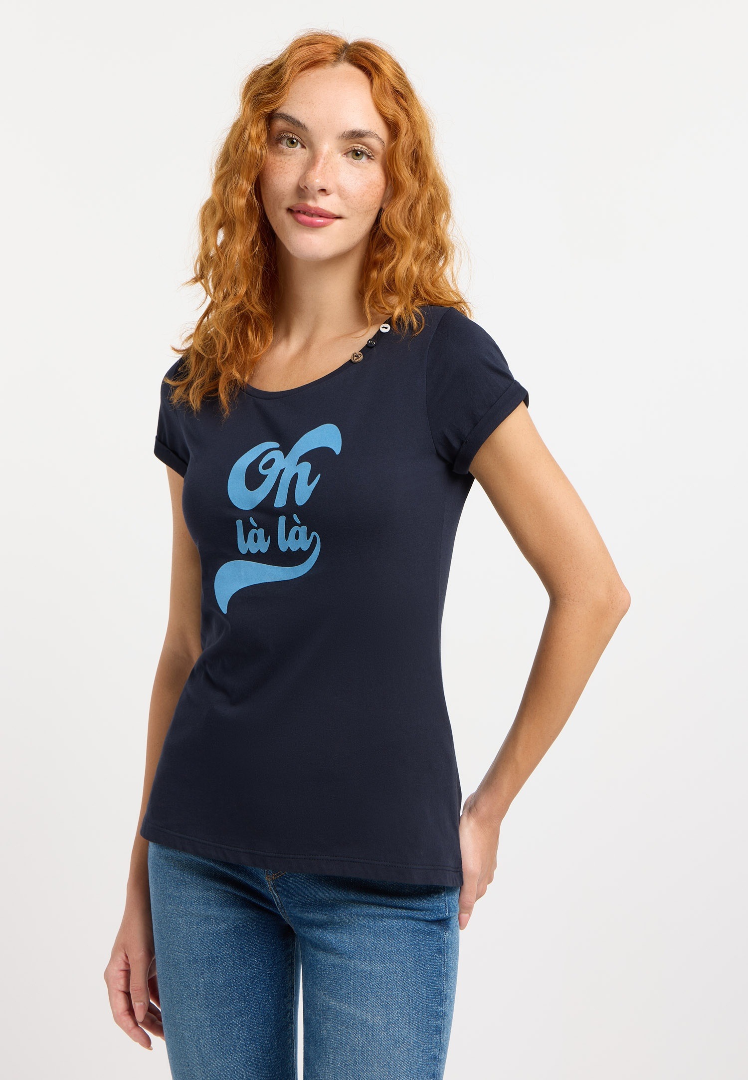 Ragwear Kurzarmshirt »FLLORAH PP GOTS«