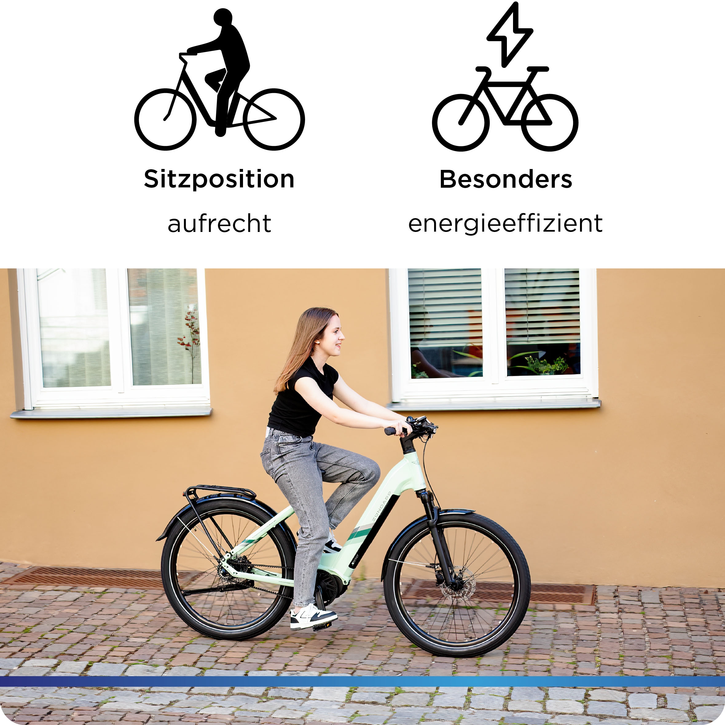 Zündapp E-Bike »X850«, 7 Gang, Mittelmotor 250 W