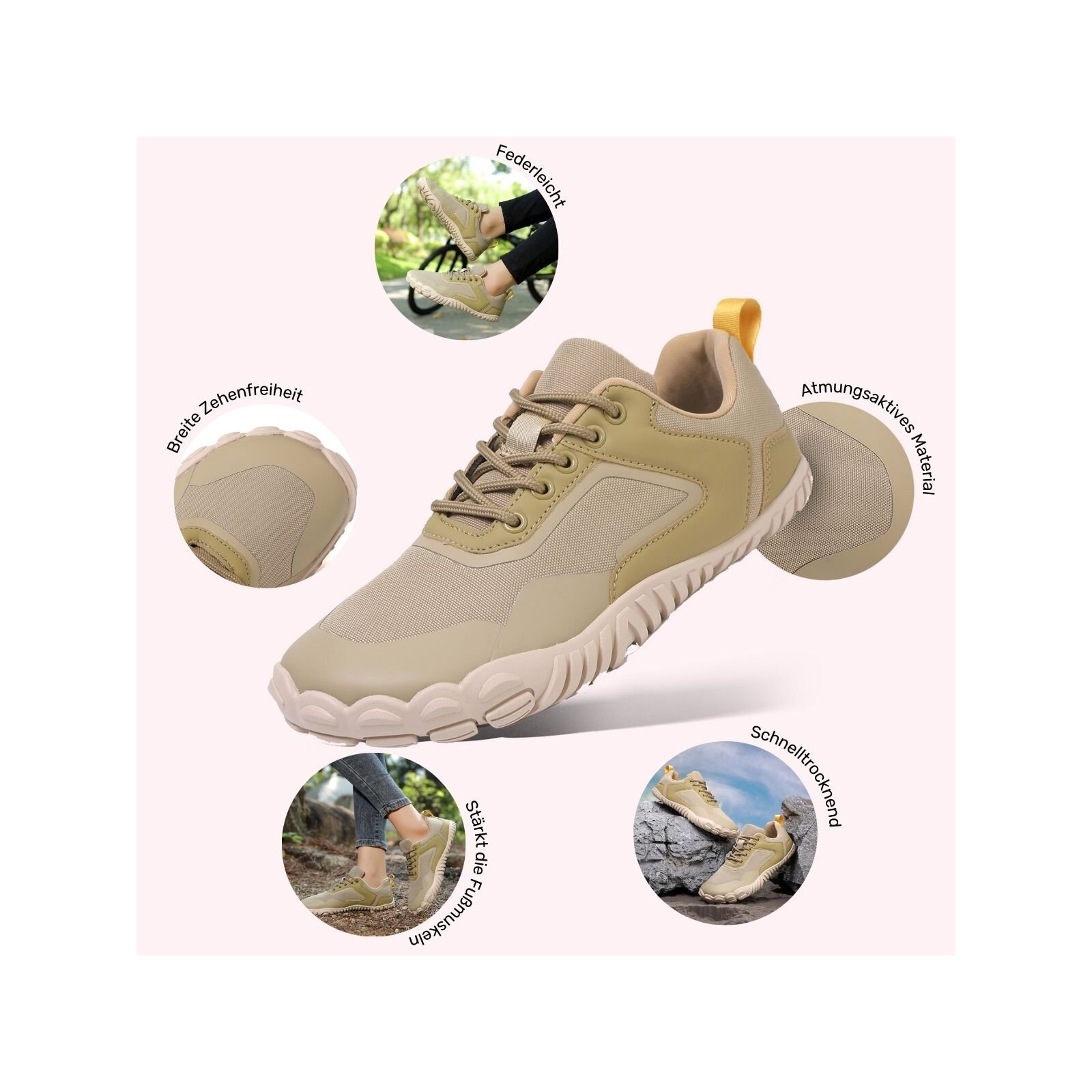 DOTALES Ridgestep Barefoot Shoe Green Size 45 2