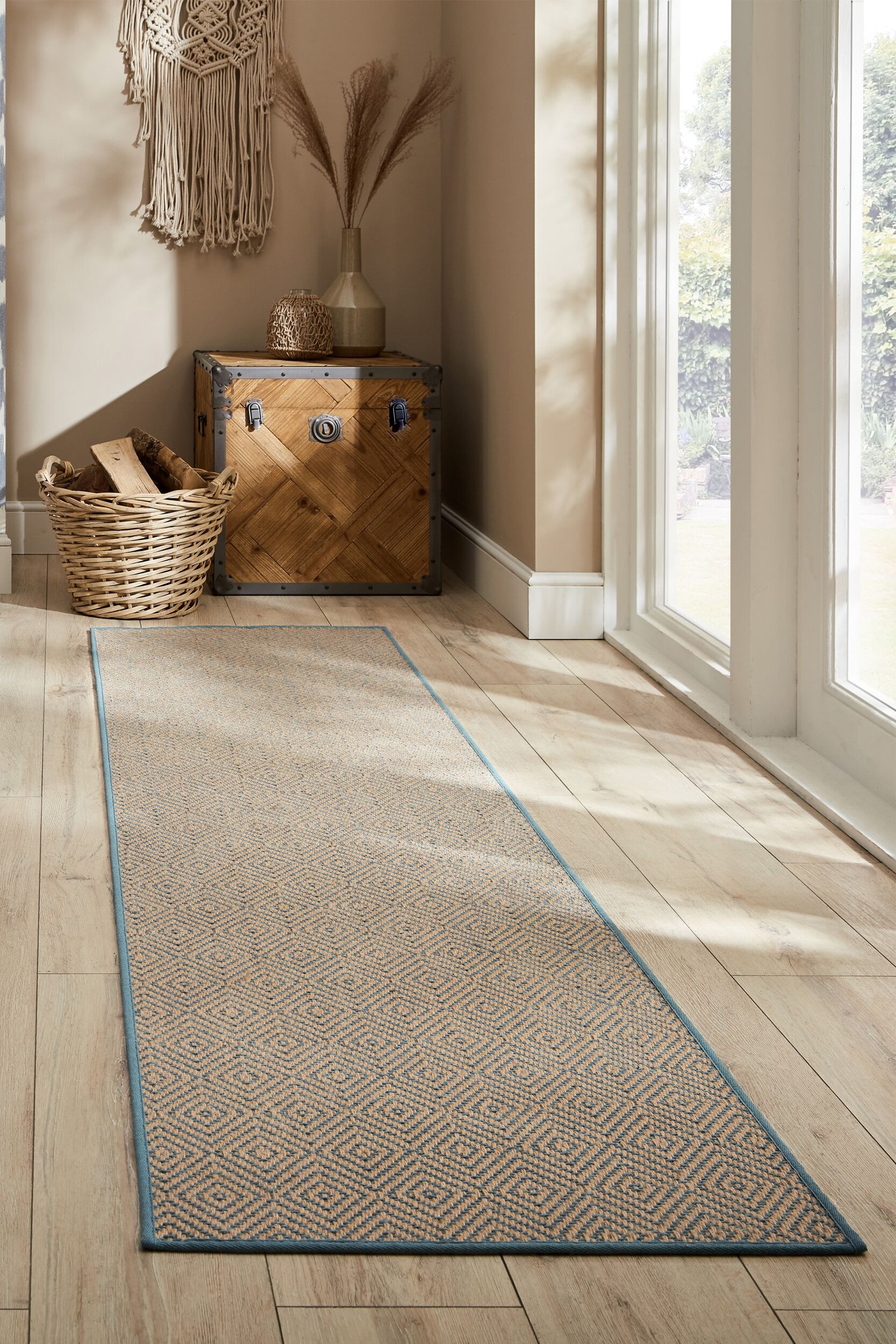 FLAIR RUGS Teppich "Jute Diamond, handgewebt, Handweb Teppiche" rechteckig günstig online kaufen