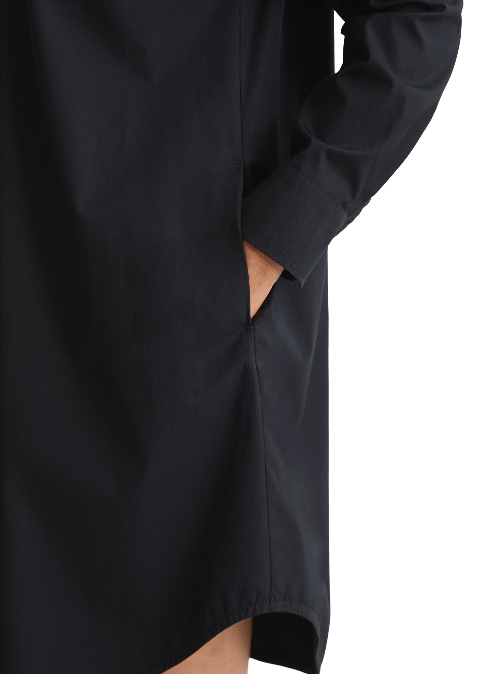 Marc O'Polo Hemdblusenkleid »aus Baumwoll-Stretch«
