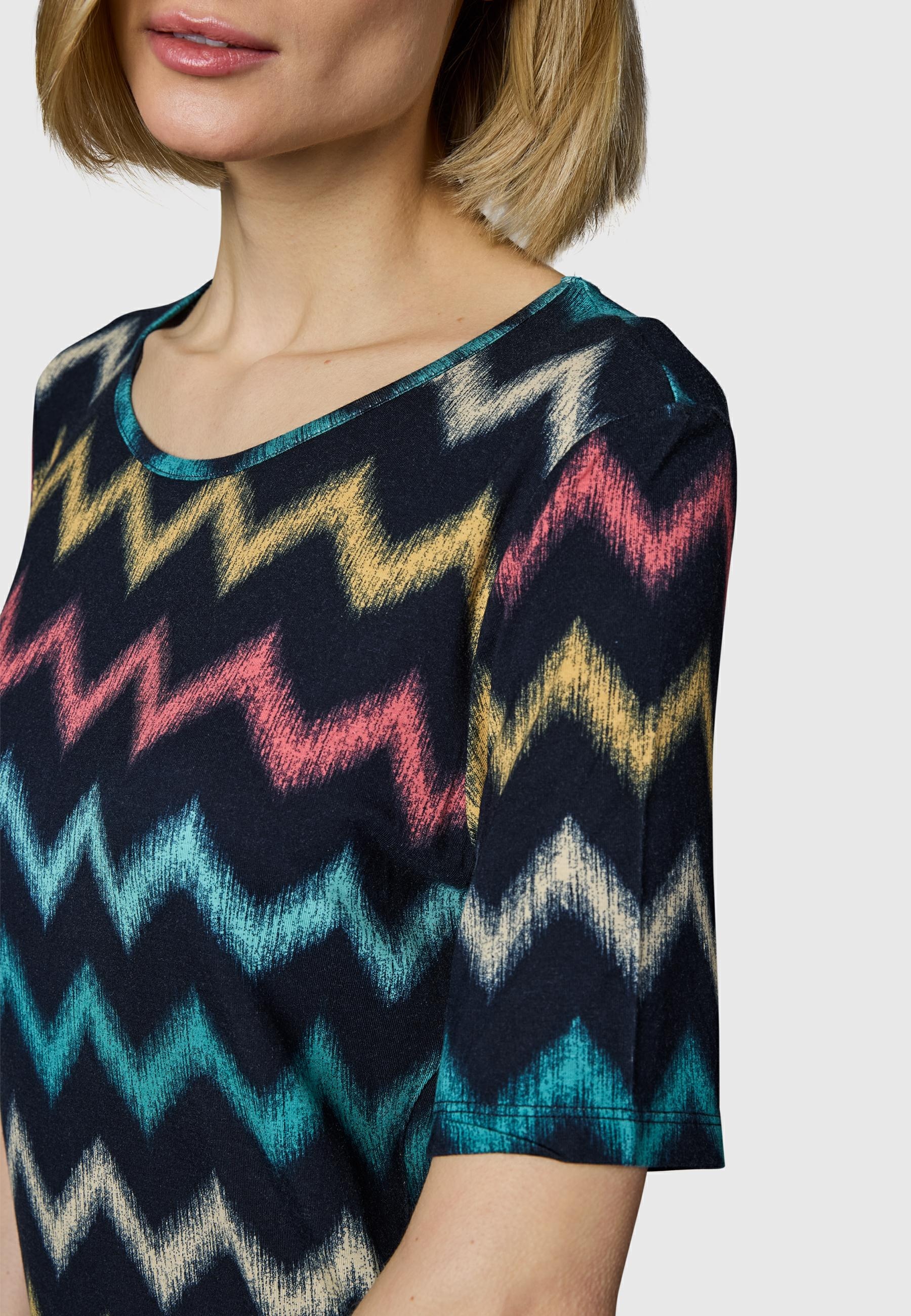 Ragwear Sommerkleid »Taggiana Print YOUMODO« Eingrifftaschen Damen Midikleid mit Taillenband und Taschen