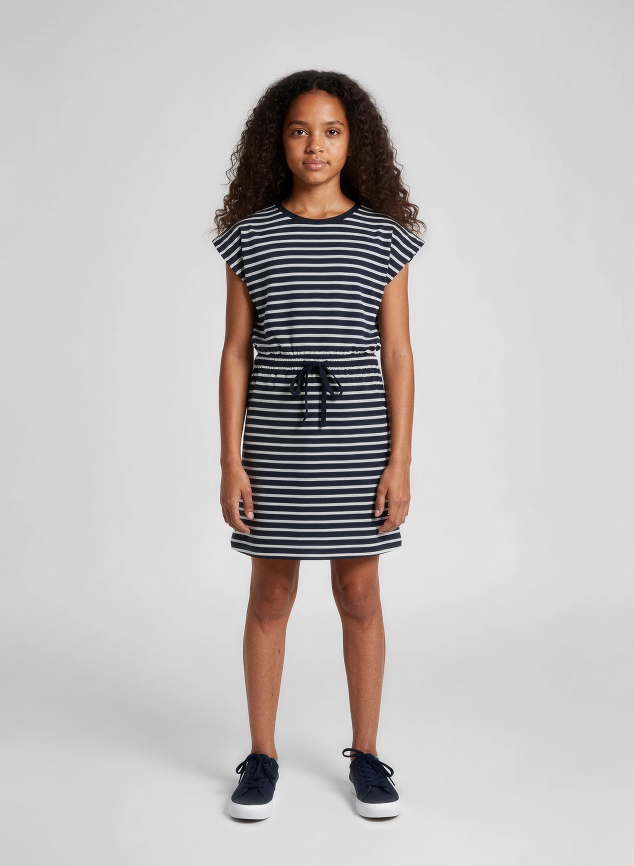 Blue Seven Jerseykleid »Blue Seven Mädchen Sommerkleid kurzarm mit Bindeband«