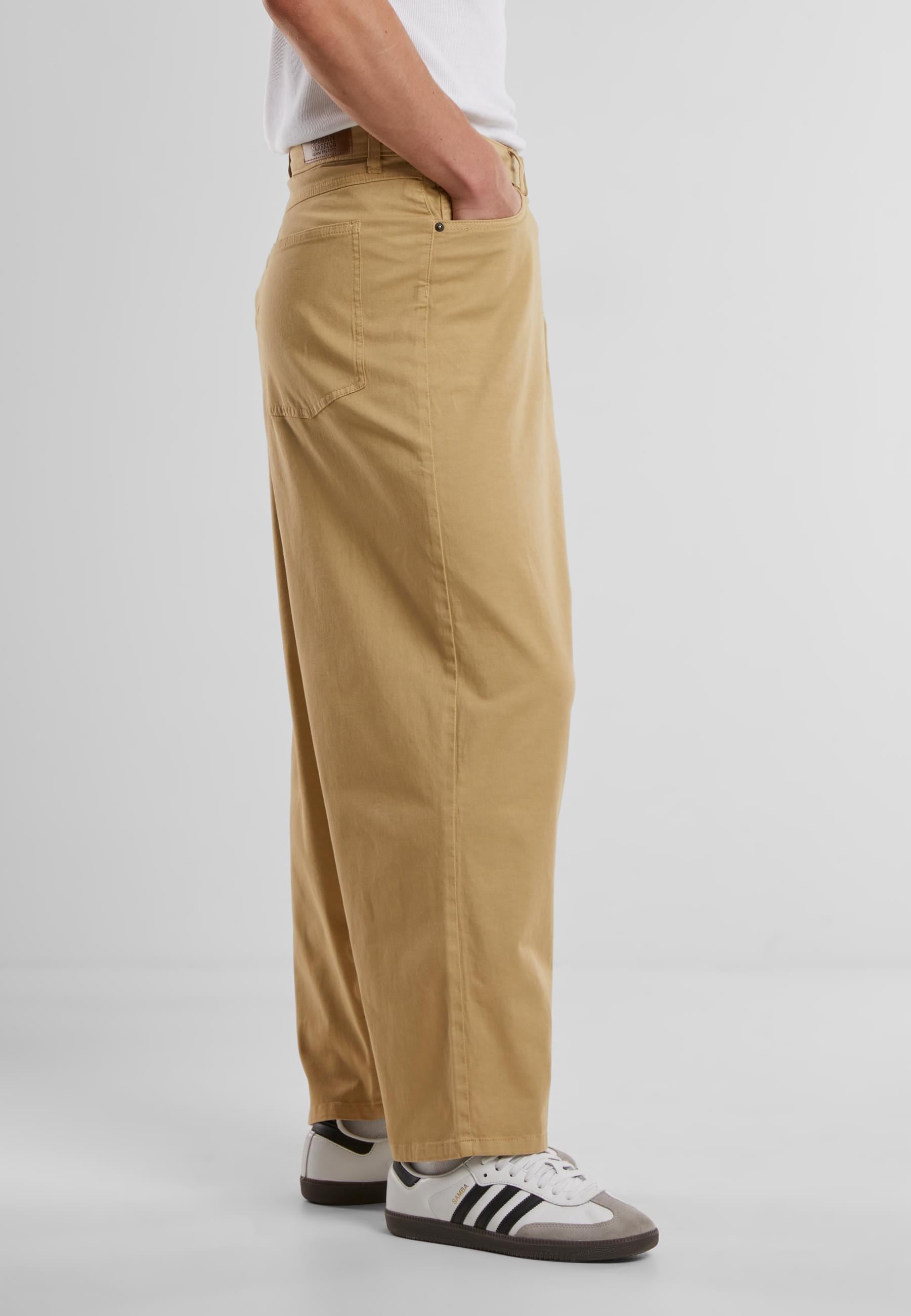 URBAN CLASSICS Stoffhose »Urban Classics Tapered Twill Baggy Pants«, (1 tlg.)