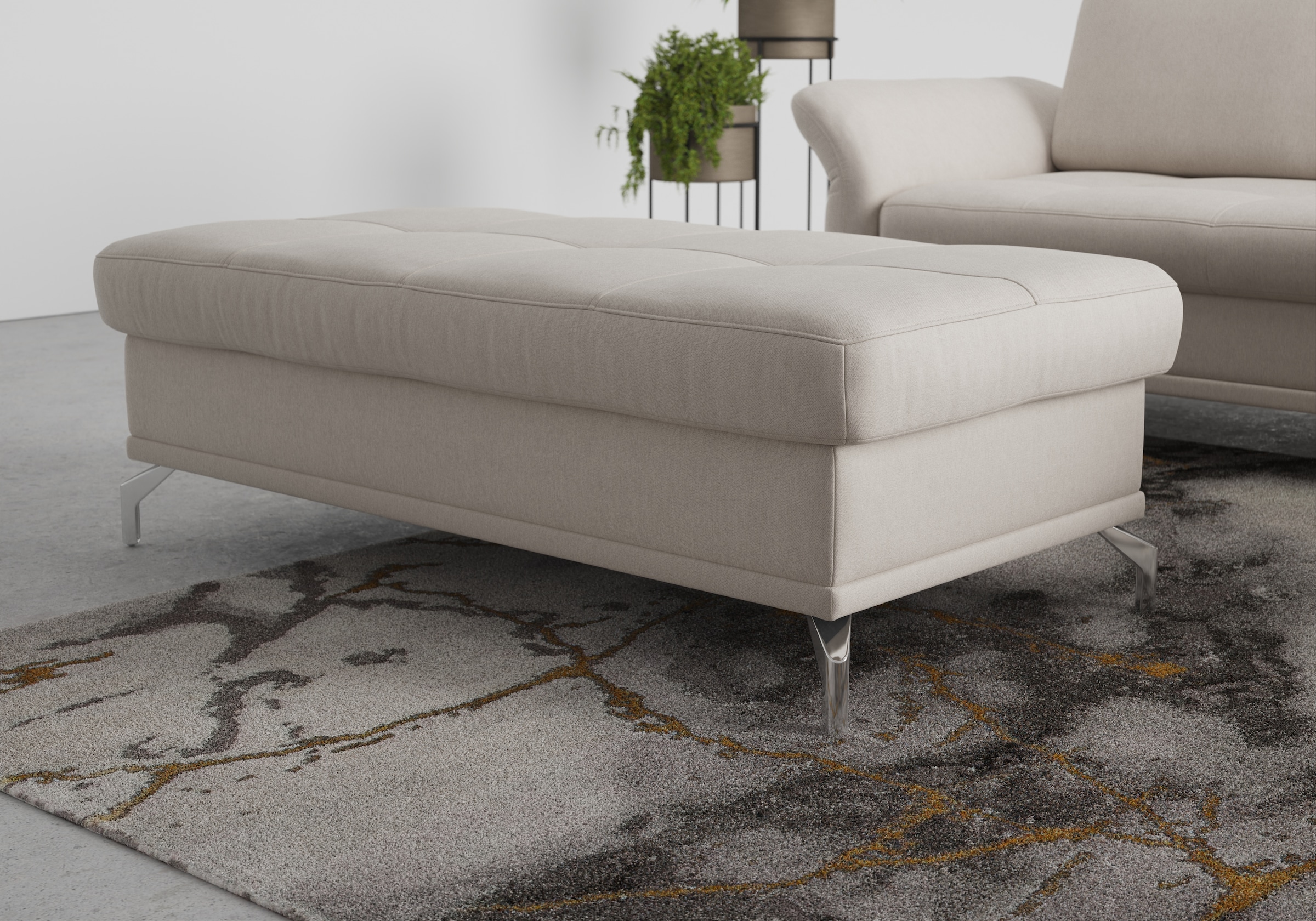 Home affaire Polsterhocker "Palm Beach" passend zur Polsterserie "Palm Beac günstig online kaufen