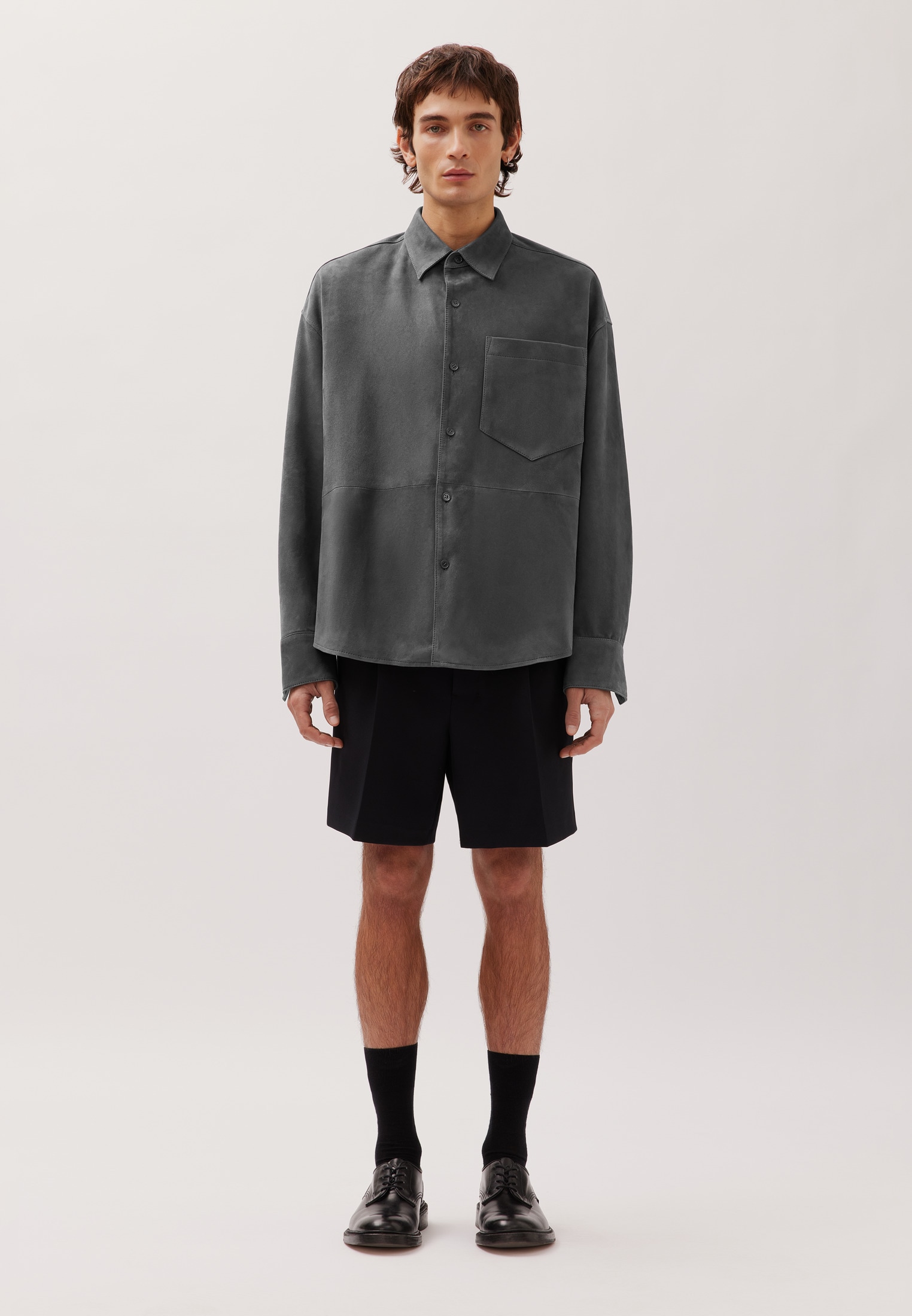 studio seidensticker Businesshemd "Studio" Oversized 1/1 Kentkragen Leder günstig online kaufen