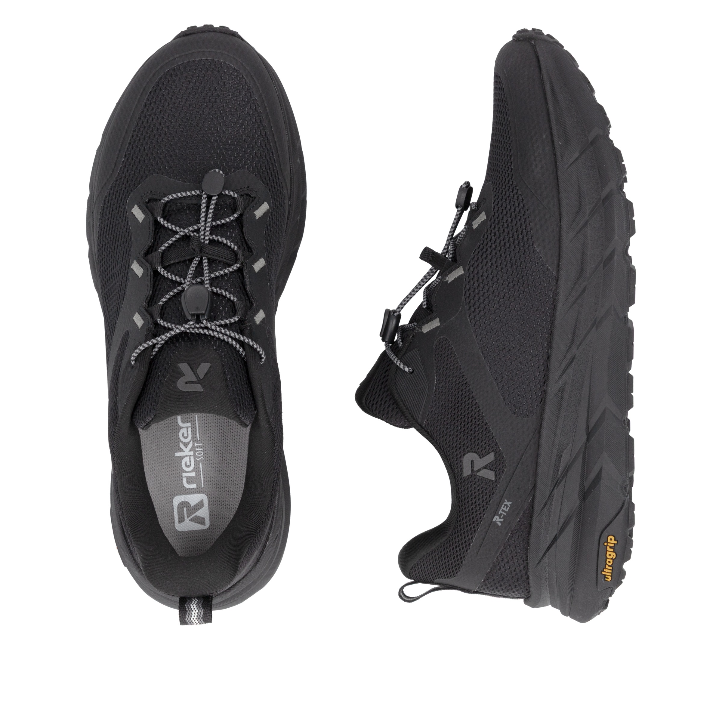RIEKER Sport Sneaker  Outdoorschuh, Trekkingschuh mit ultragrip-Laufsohle, Rieker-TEX