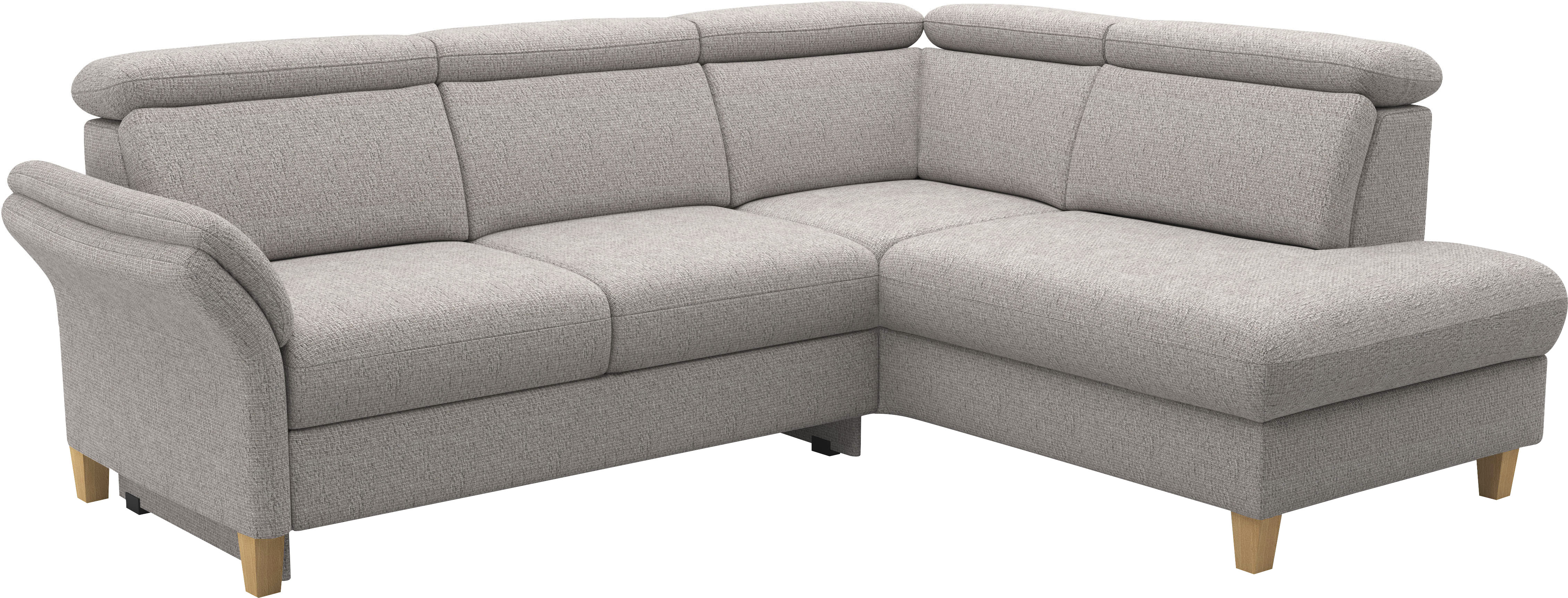 Thumbnail - Home affaire Ecksofa "Glendale, L-Form" inkl. Kopfteilverstellung, wahlweise mit Vorziehsitz und Bettkasten