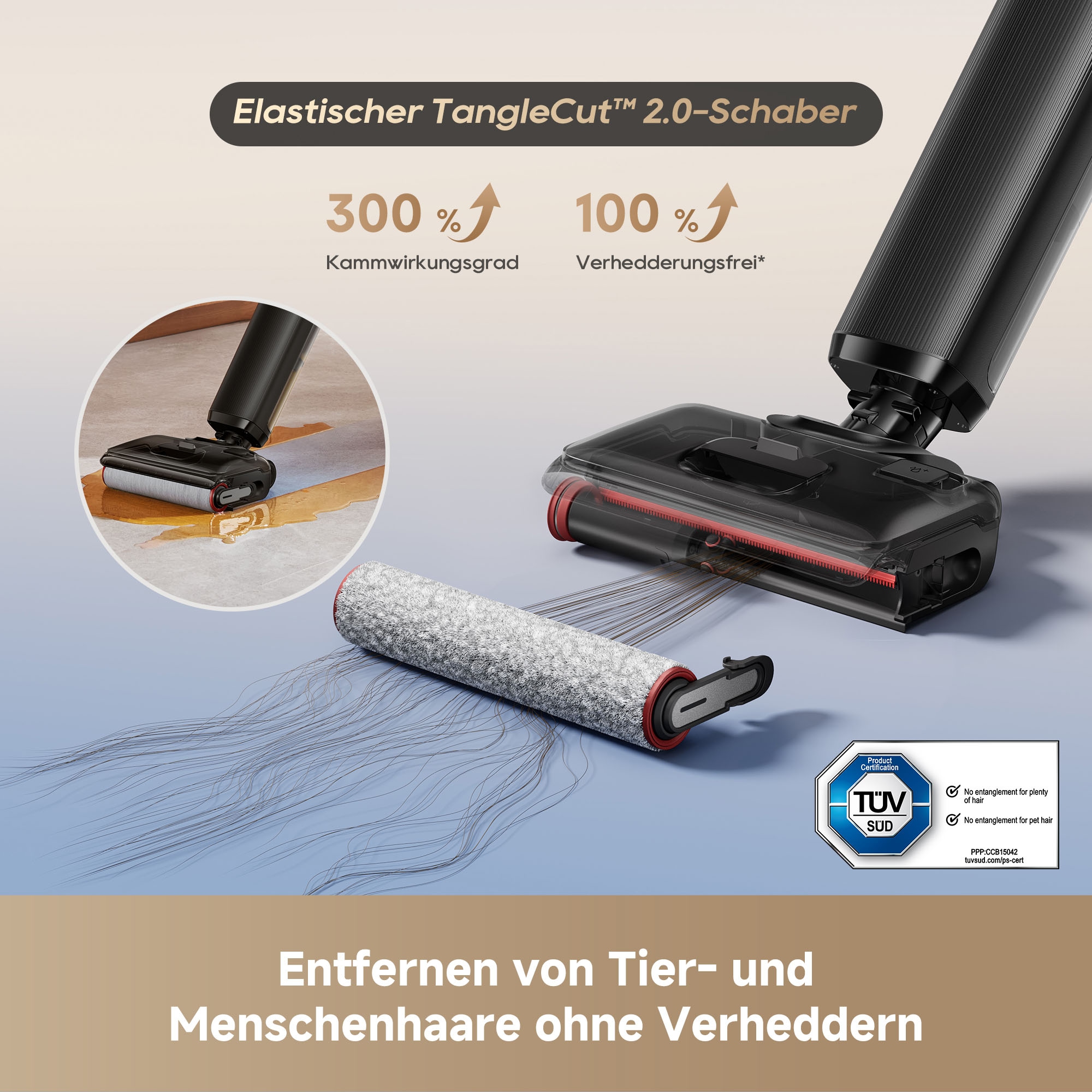 Dreame Nass-Trocken-Sauger »G12 Pro Flex« 35 min Laufzeit, Frischwasserreinigung