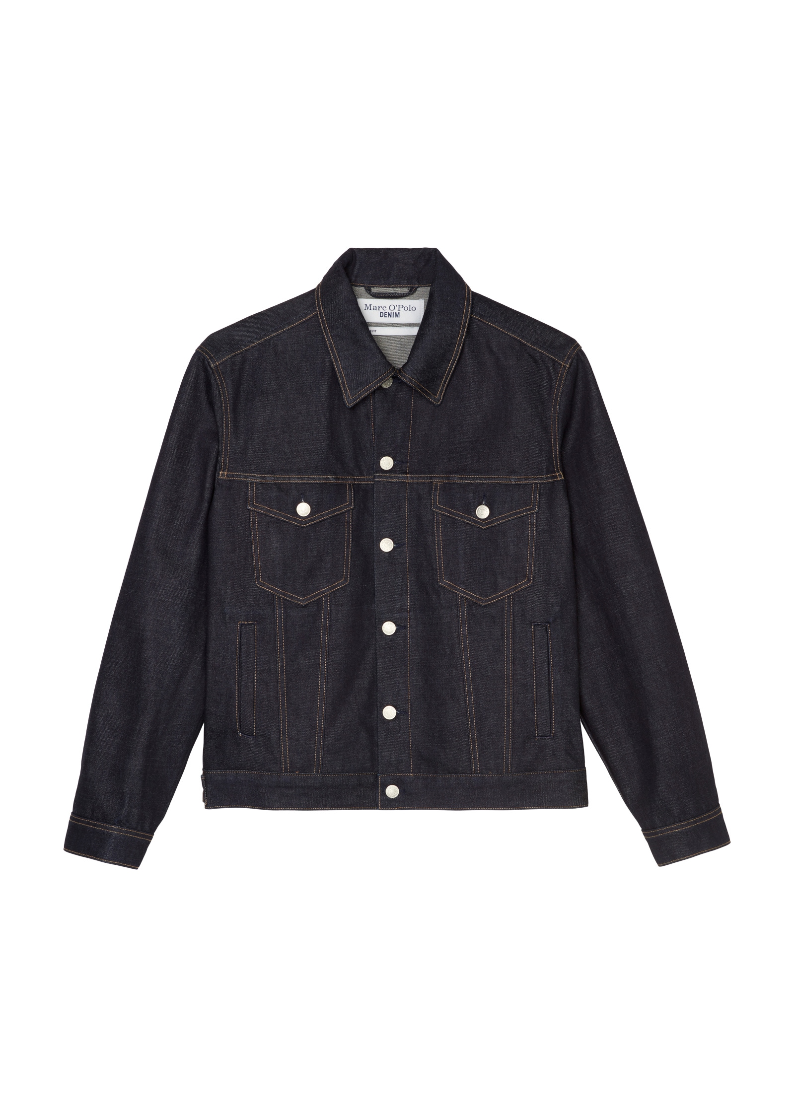 Marc O'Polo DENIM Jeansjacke »aus festem Bio-Baumwoll-Denim«, ohne Kapuze