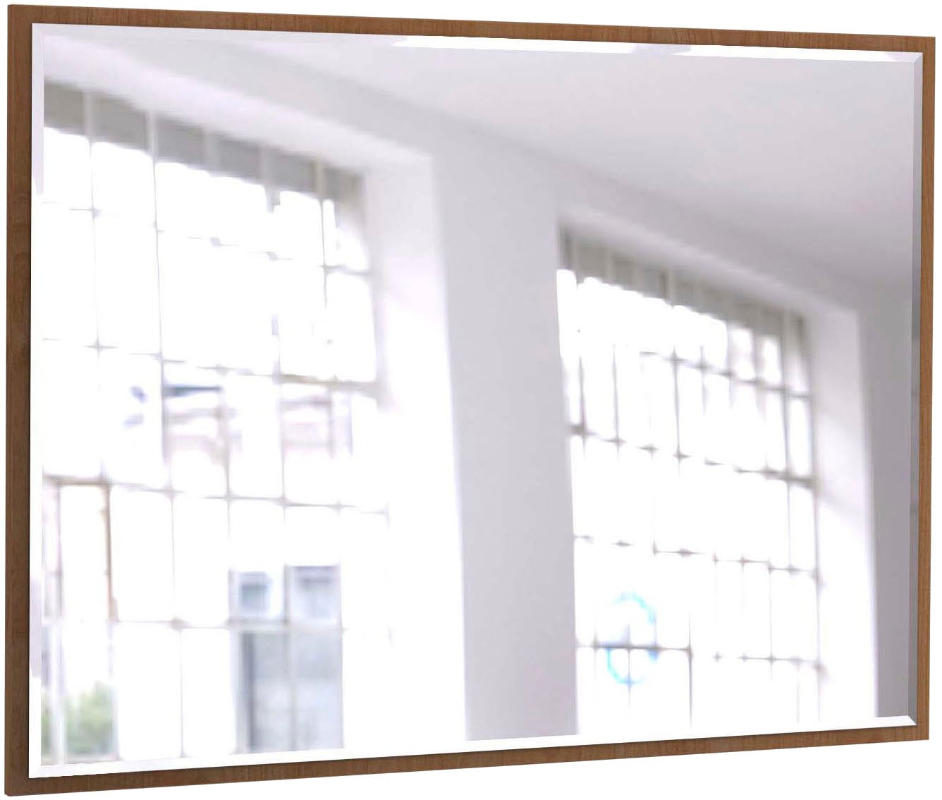 WIEMANN Wandspiegel "Lausanne, rechteckig, Erle-Nachbildung, 110x85x3 cm" günstig online kaufen