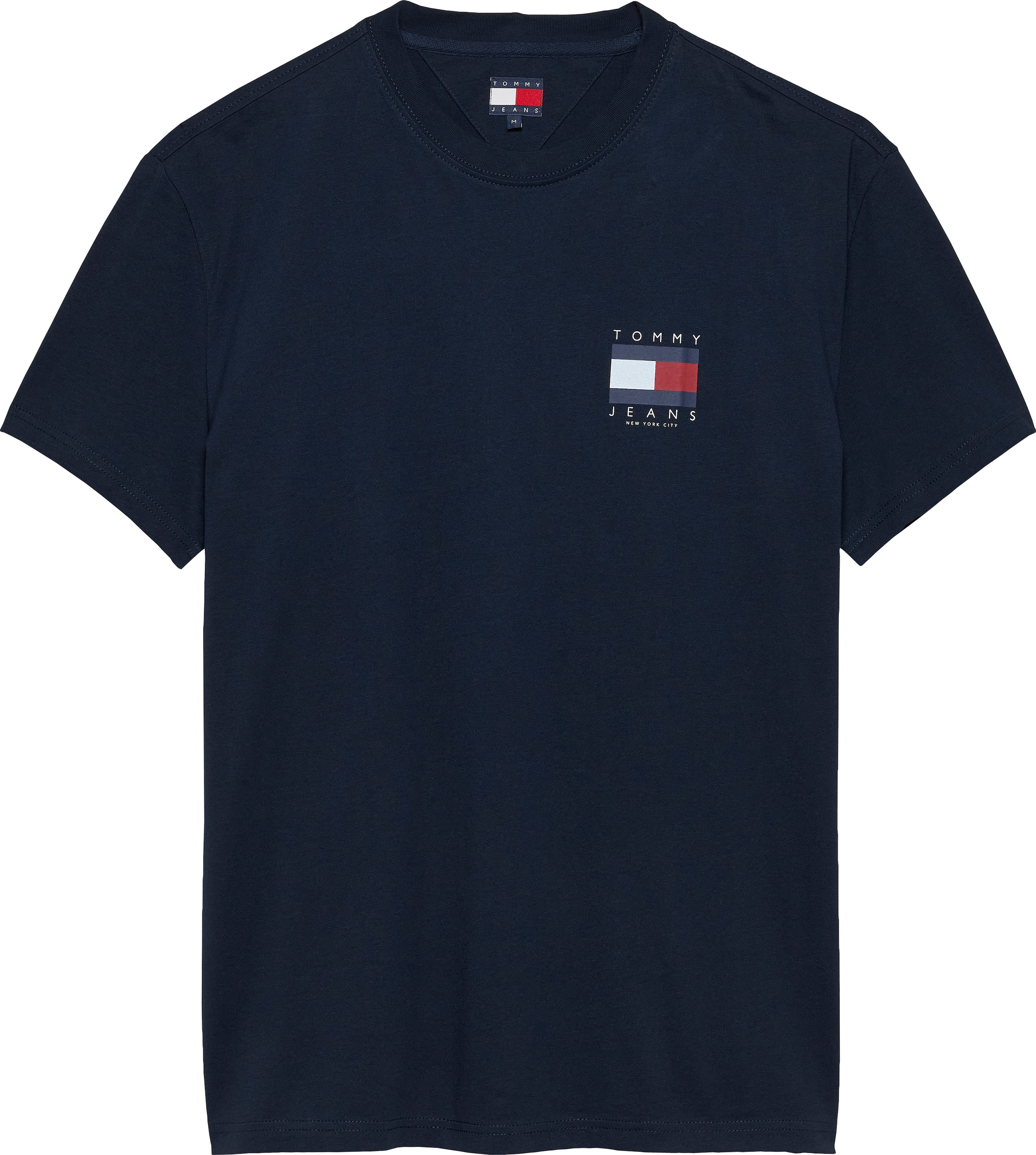 Tommy Jeans T-Shirt »TJM REG FLAG GRAPH BCKPRNT T EXT«, Mit Rundhalsausschnitt