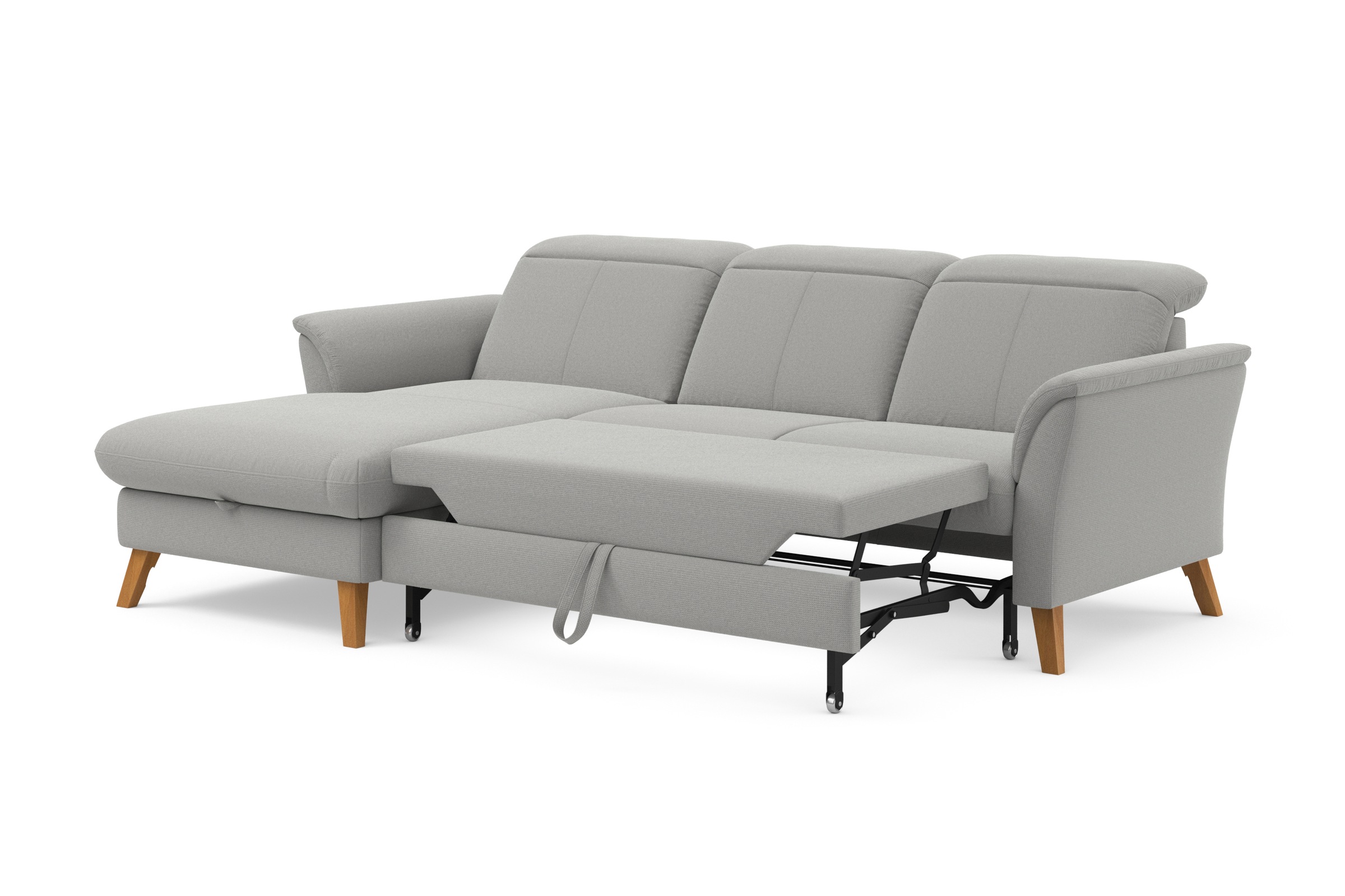 sit&more Ecksofa »Romero L-Form«, wahlweise mit oder ohne Relax-Funktion, Bettfunktion, Bettkasten