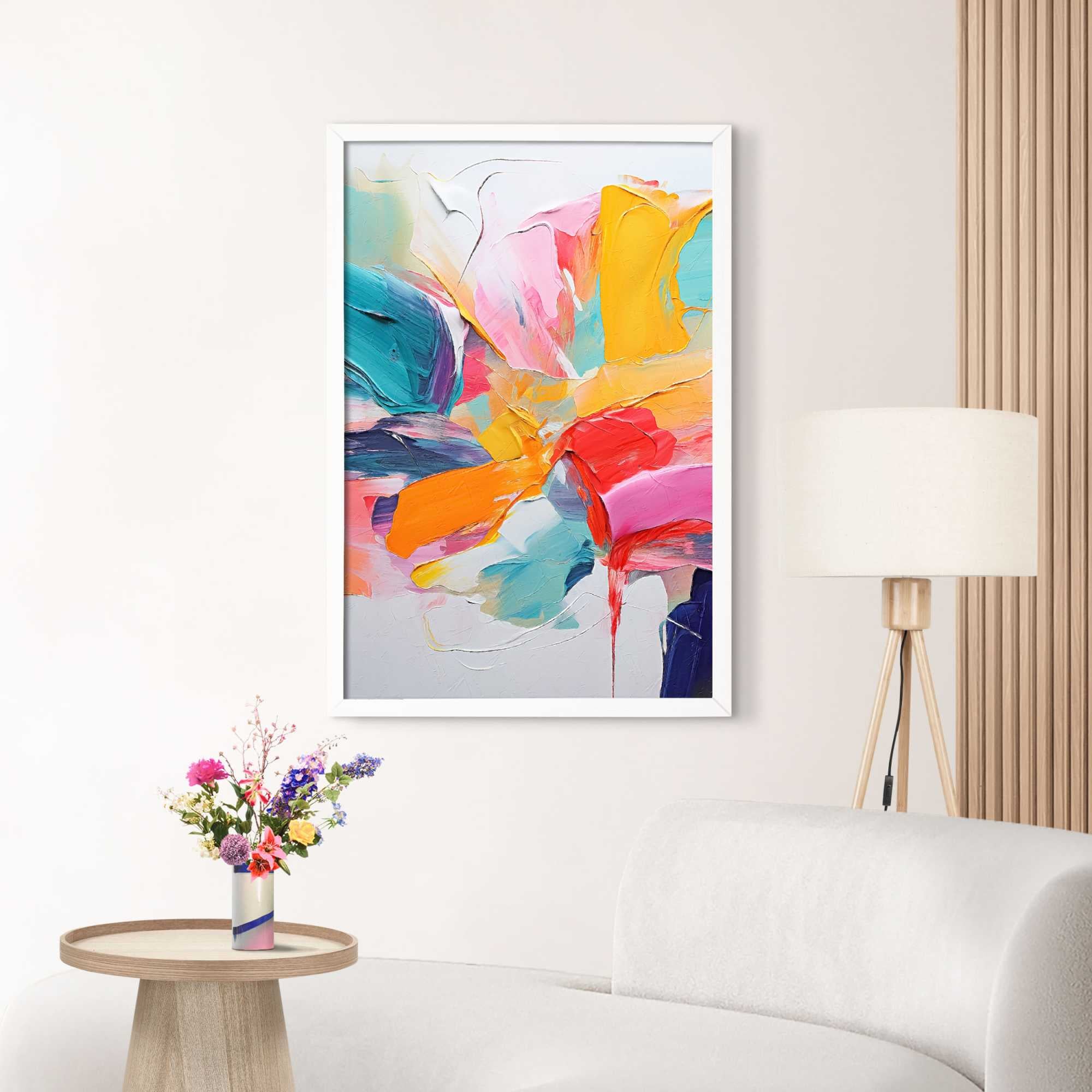 Reinders! Bilderrahmen »Bilderrahmen Poster 61x91,5 oder 50x70«, für 1 Bilder, Wohnzimmer - Weiß - MDF - 64,5x95 cm