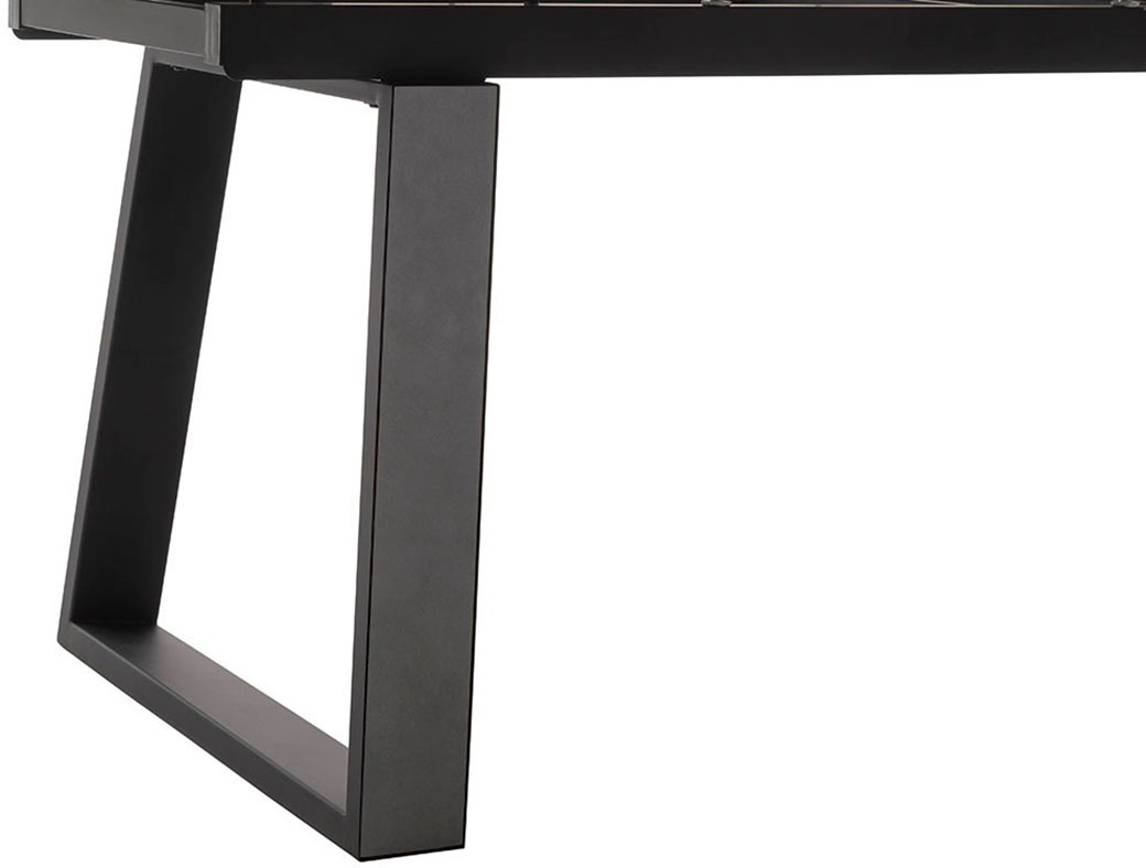 MCA furniture Esstisch »NARBONNE Kufentisch 200-300 cm«, (Einzelstück), Keramik,Metall,Stirnauszug,ausziehbar,Tischplatte 13 mm,10-12 Personen