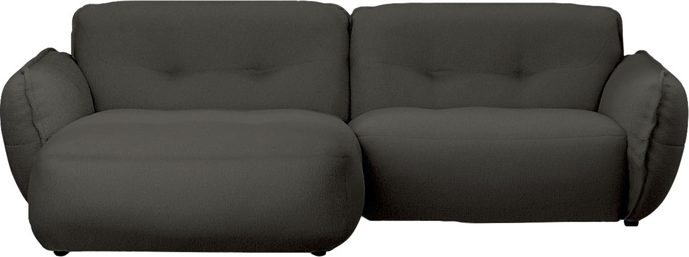BETYPE Ecksofa »Be Fluffy«, Softes Sitzgefühl, moderne Kedernaht, hochwertiger Bezug