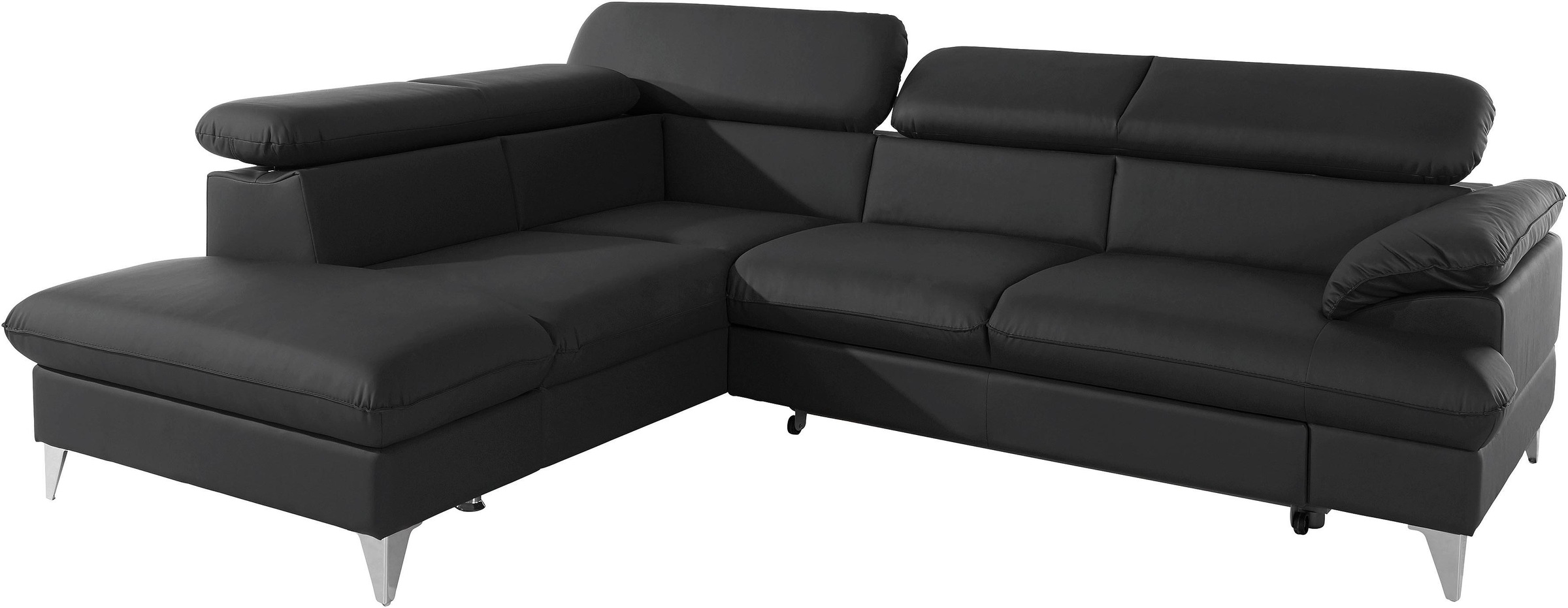 COTTA Ecksofa »Caluso L-Form«, mit Kopfteilverstellung, wahlweise mit Bettfunktion & Bettkasten