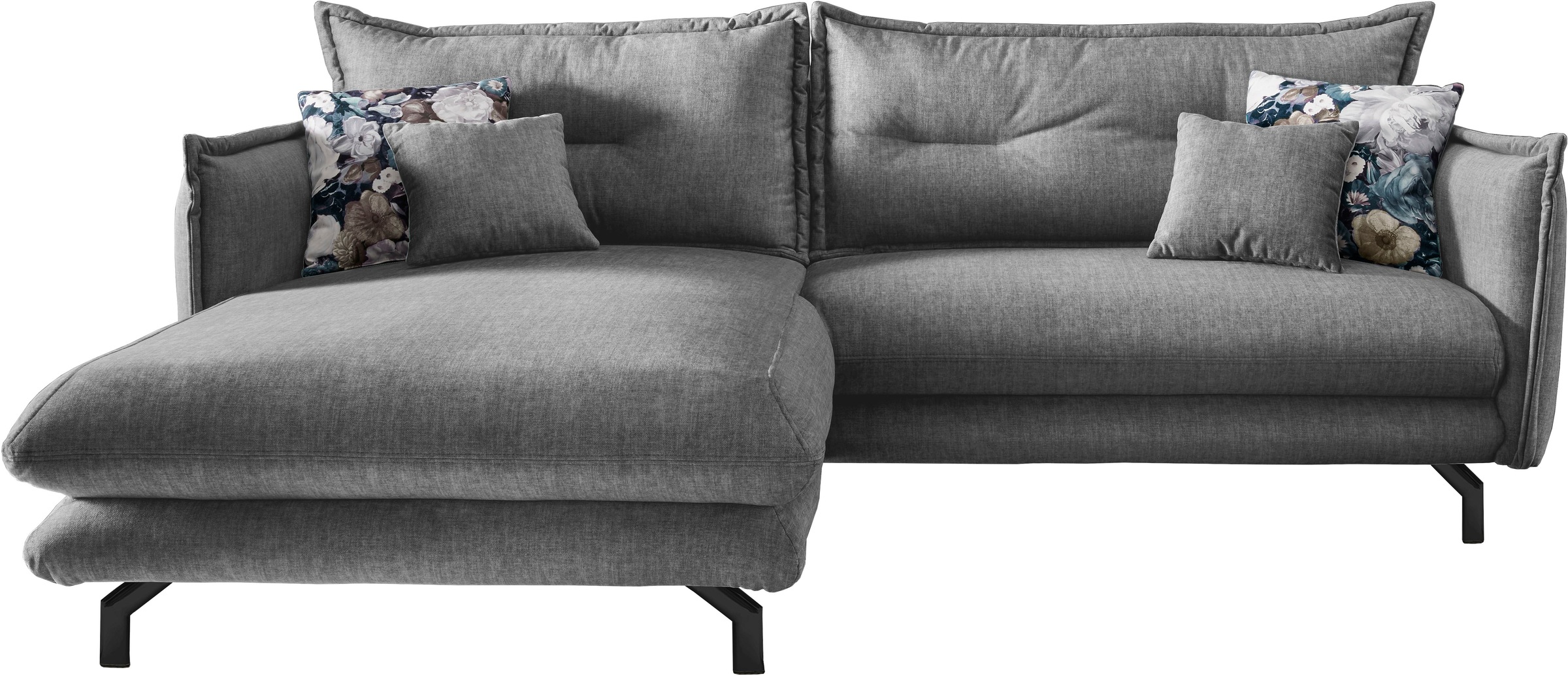 Home affaire Ecksofa "LAVA Breite 255 cm, modern und elegant, aktuelle Kiss günstig online kaufen