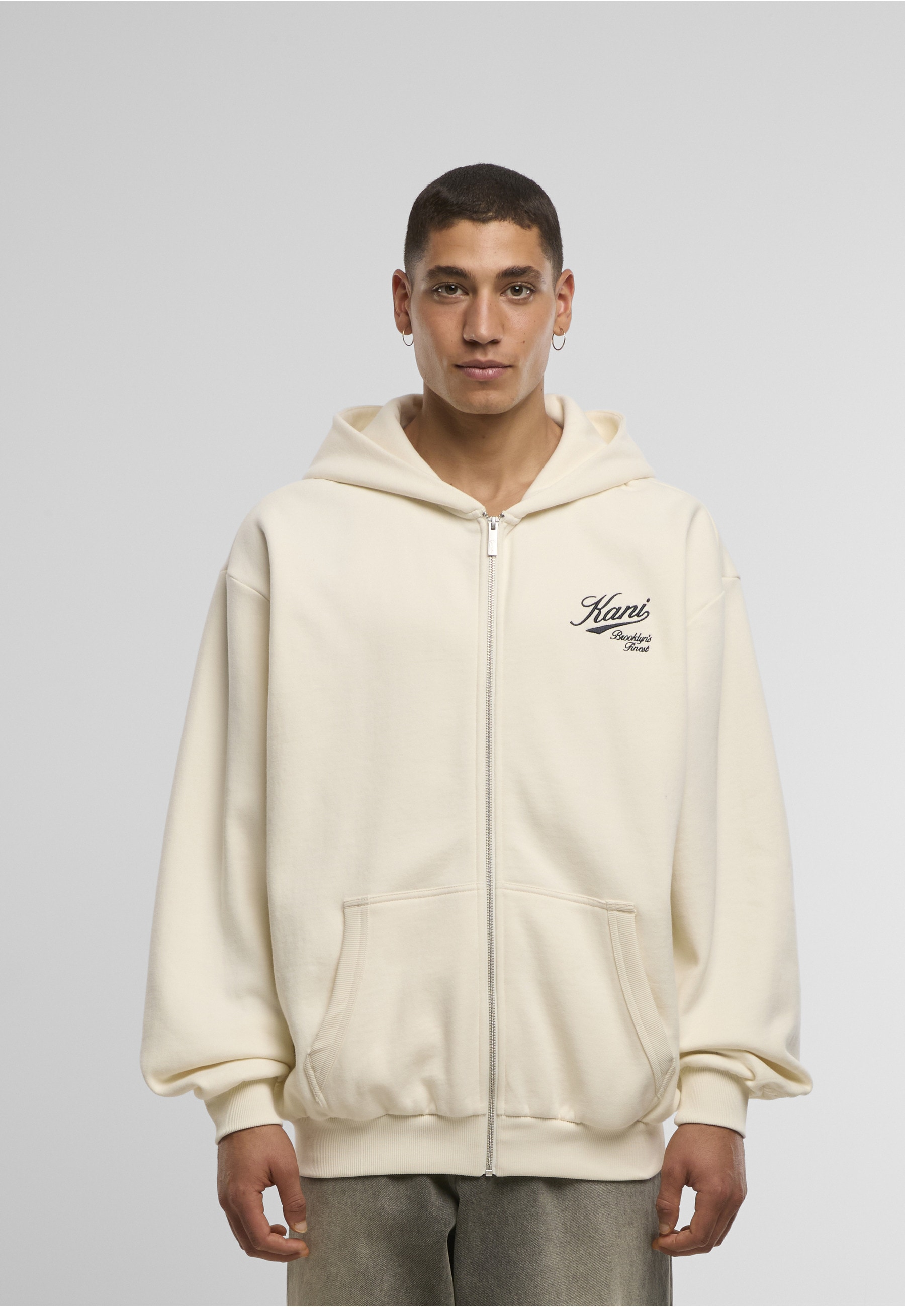 Karl Kani Neopren-Hoodie »Karl Kani Cursive Varsity Oversized Zip Hoodie« 1