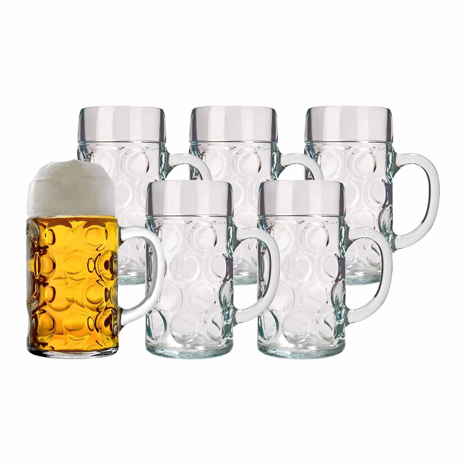Stölzle Lausitz Bierkrüge Isar 0,5l + 1l 12er Set