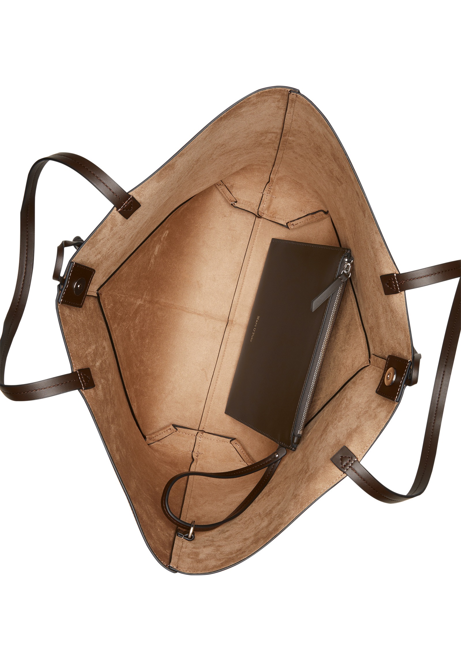 Marc O'Polo Shopper »aus einer Lederalternative aus recyceltem Polyester«
