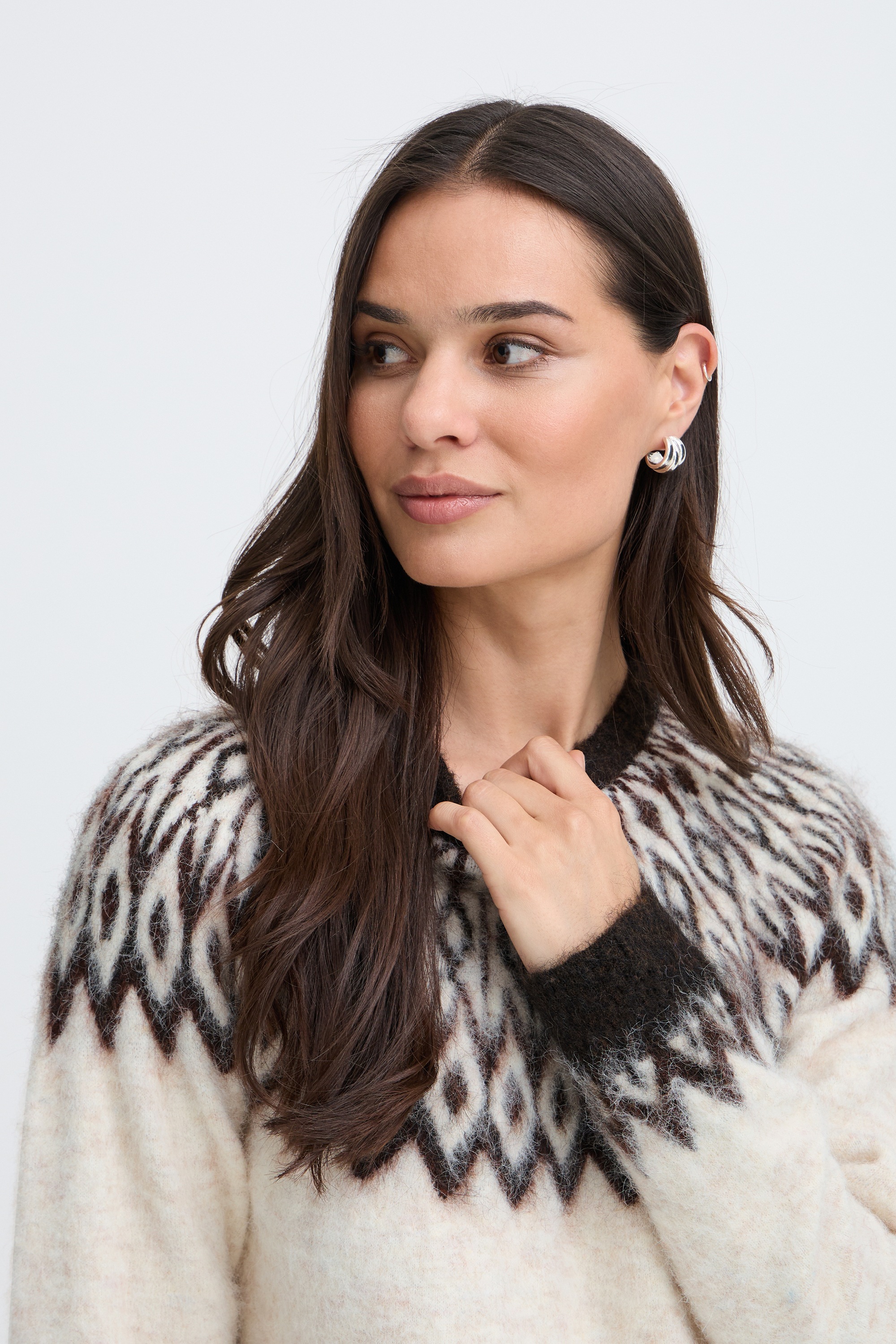 b.young Strickpullover »Damen Langarm BYMILOU«