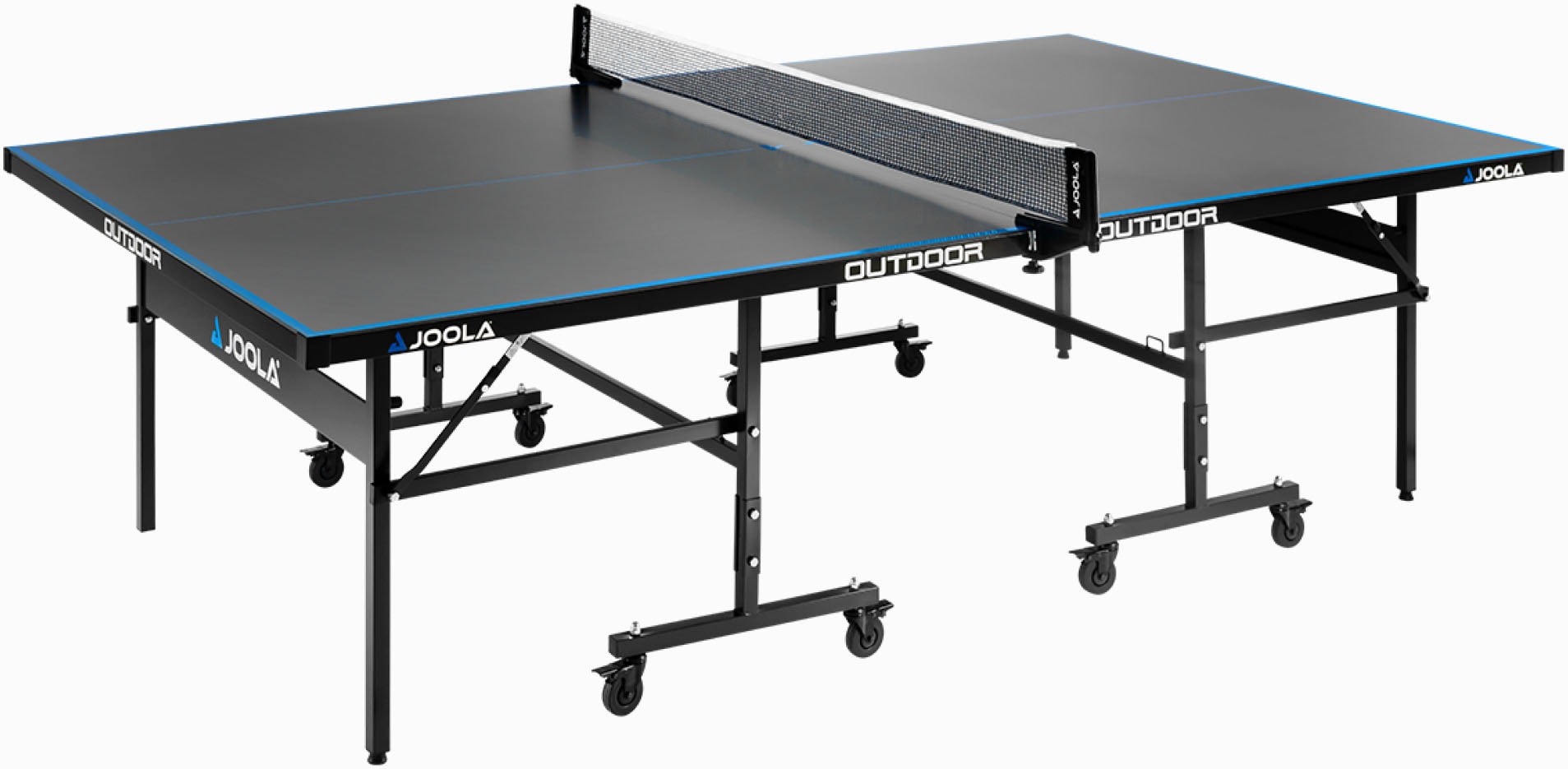 "Tischtennisplatte JOOLA ""OUTDOOR J200A"", schwarz, TischtennisplattenB:152,5cm H:76cm L:274cm, B:152,5cm H:76cm L:274cm"