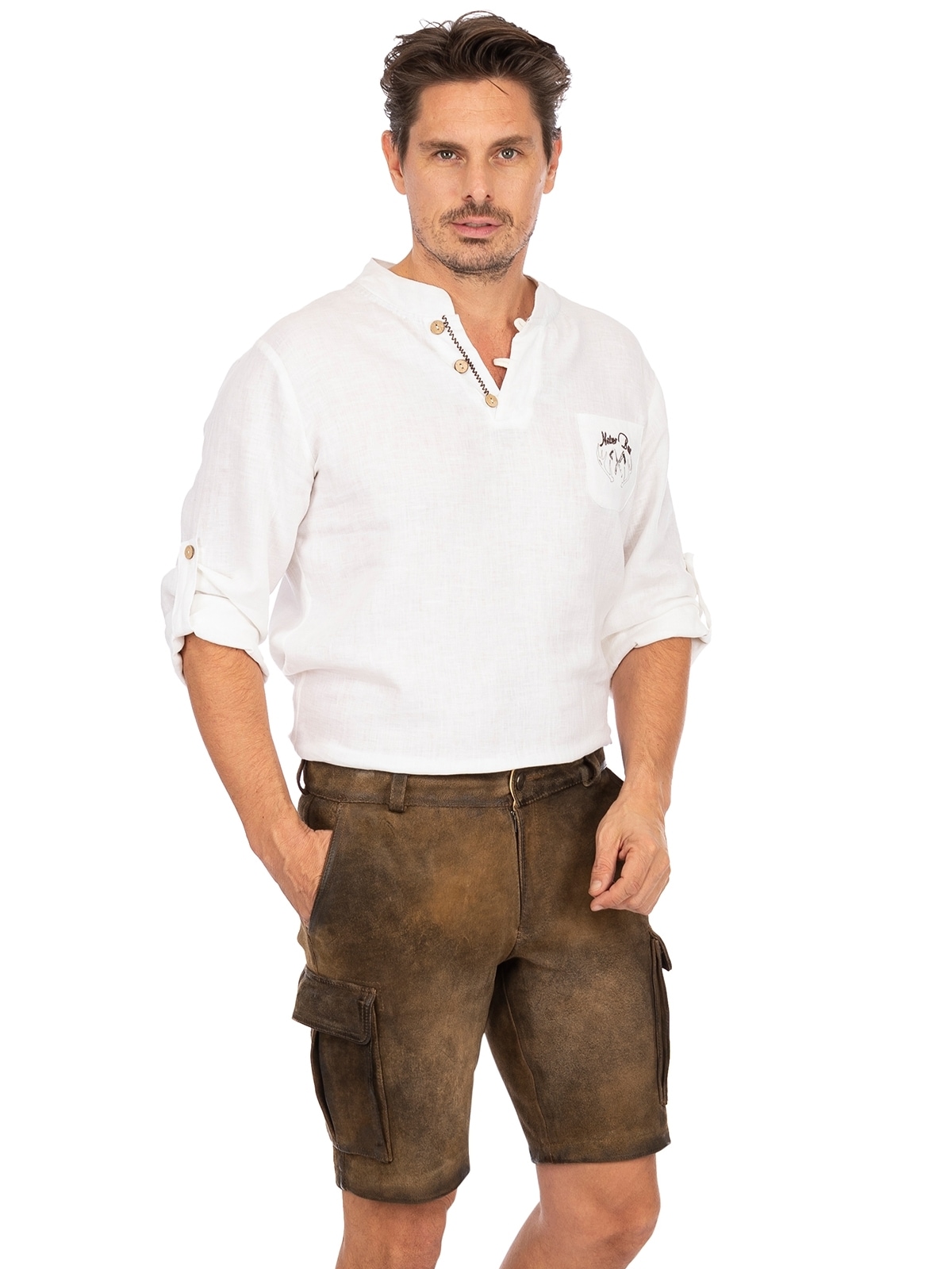 Country Maddox Lederhose »Lederhose CARGO«