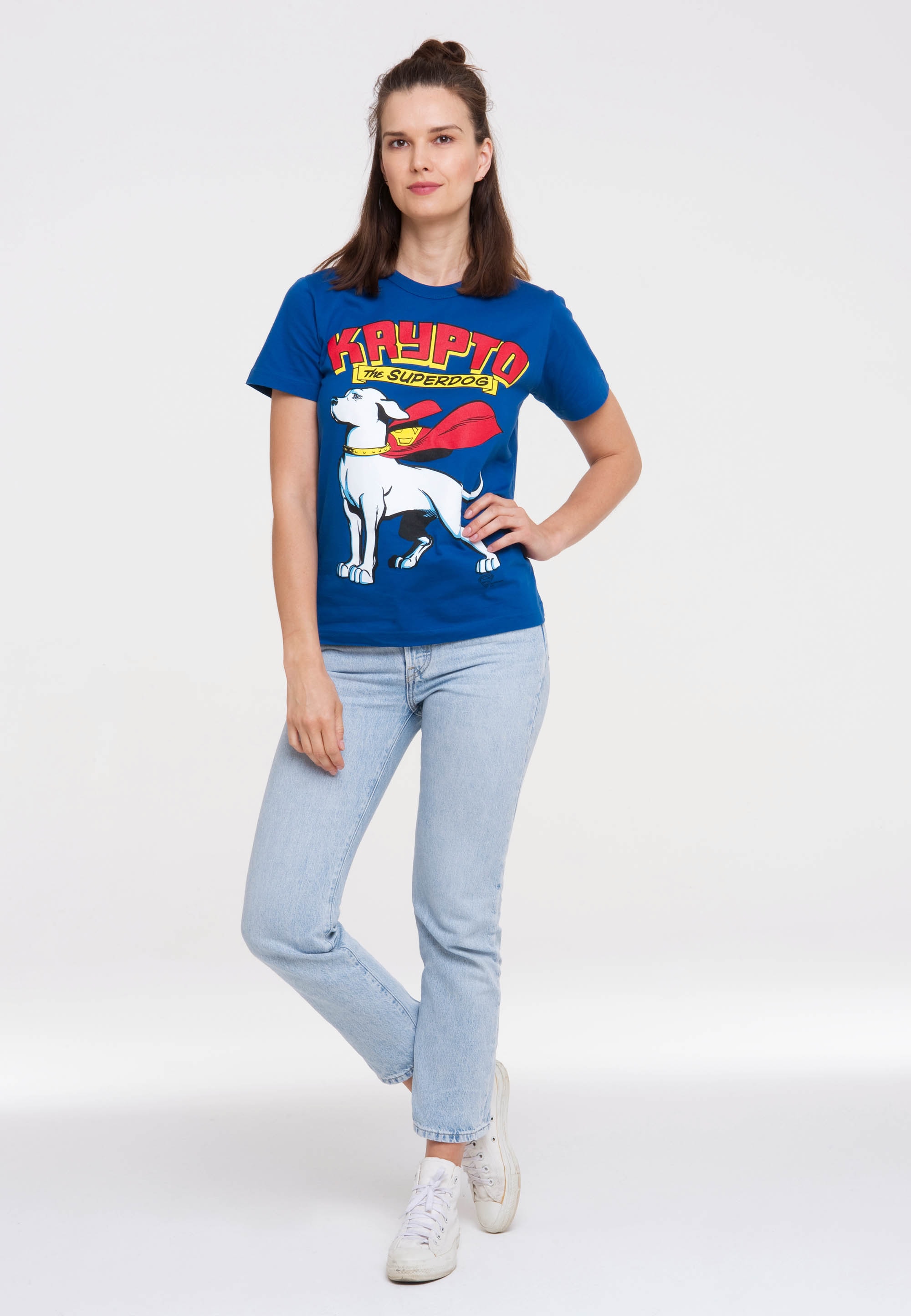 LOGOSHIRT T-Shirt "DC Comics – Krypto the Superdog", mit lizenziertem Print günstig online kaufen