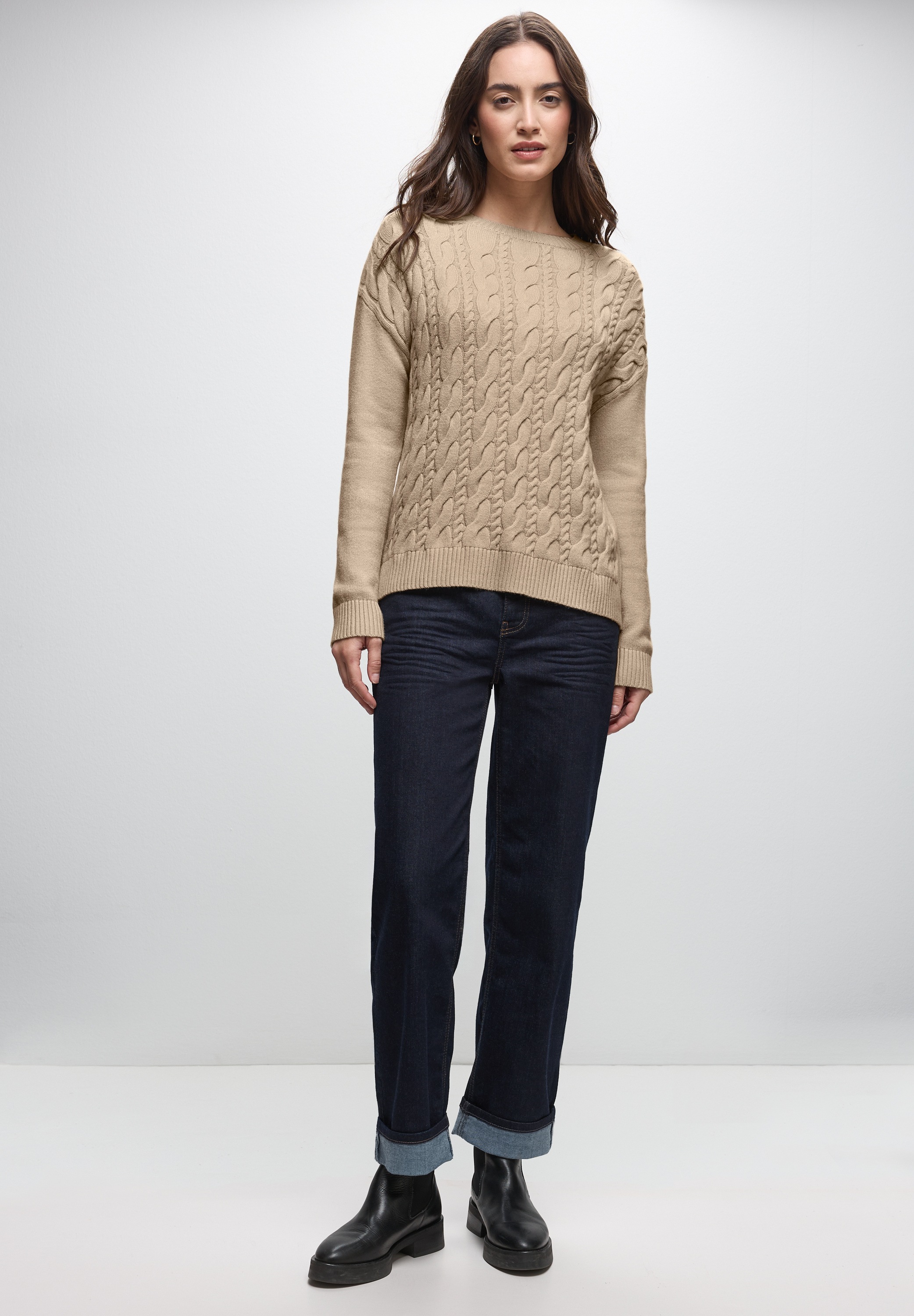 Thumbnail - STREET ONE Strickpullover aus softem Materialmix