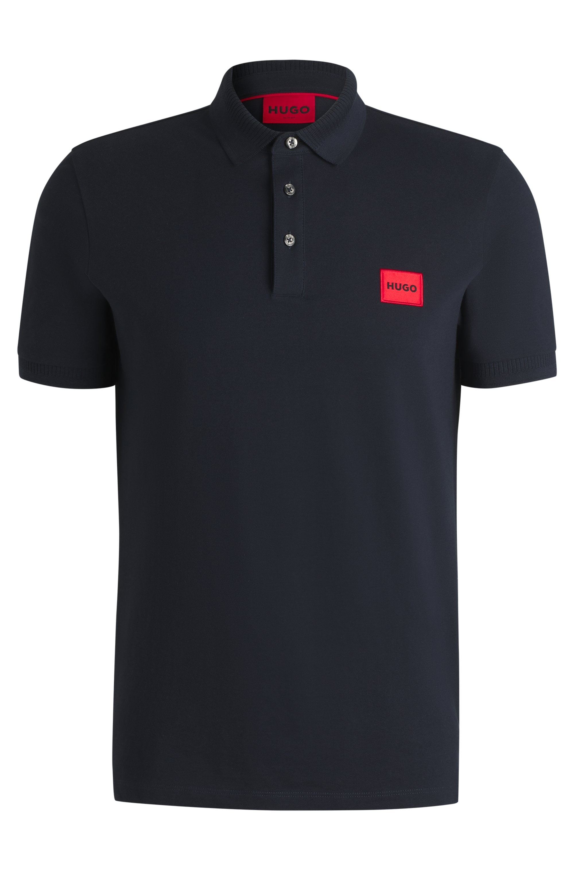 HUGO Poloshirt »Dereso« Slim Fit, Kurzarm, HUGO Weblabel