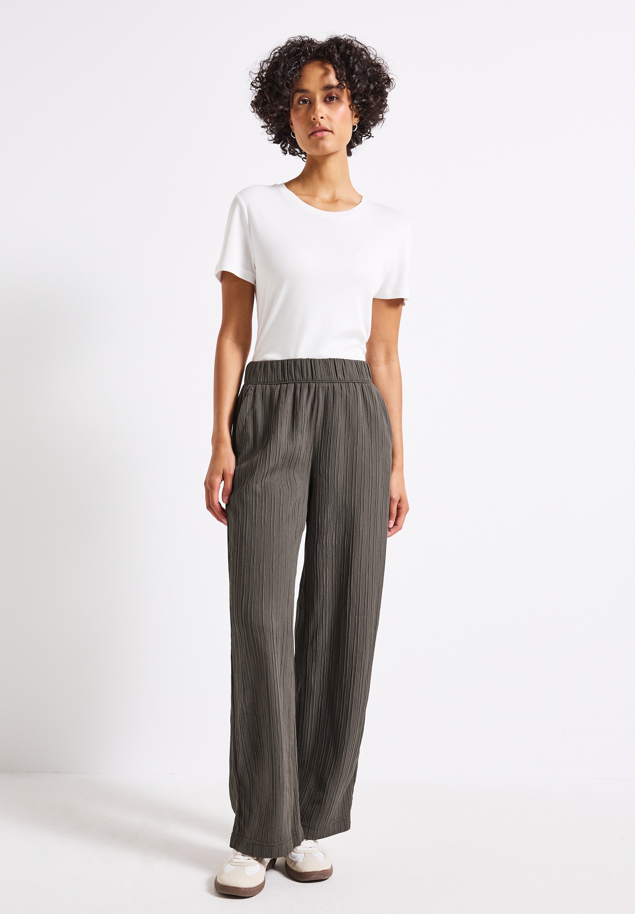 STREET ONE Stoffhose, High Waist