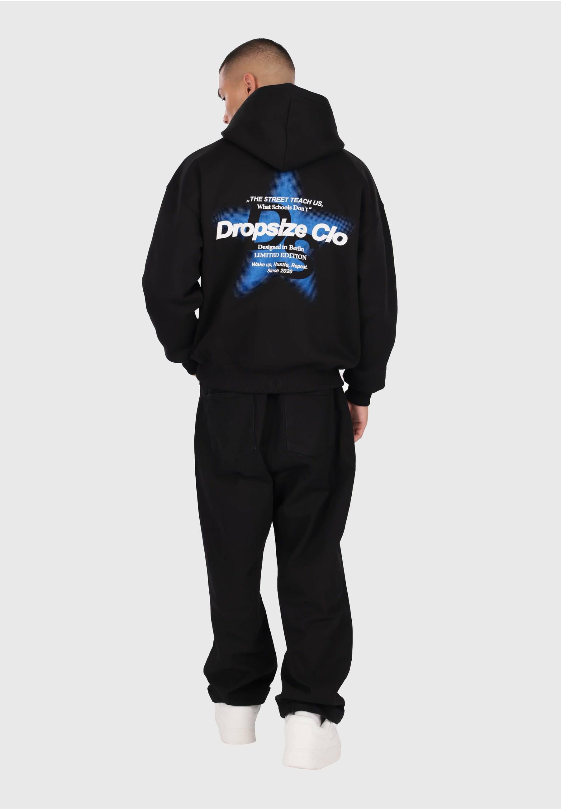Dropsize Kapuzensweatshirt »Dropsize HEAVY OVERSIZE HALFTONE STAR HOODIE«, (1 tlg.)