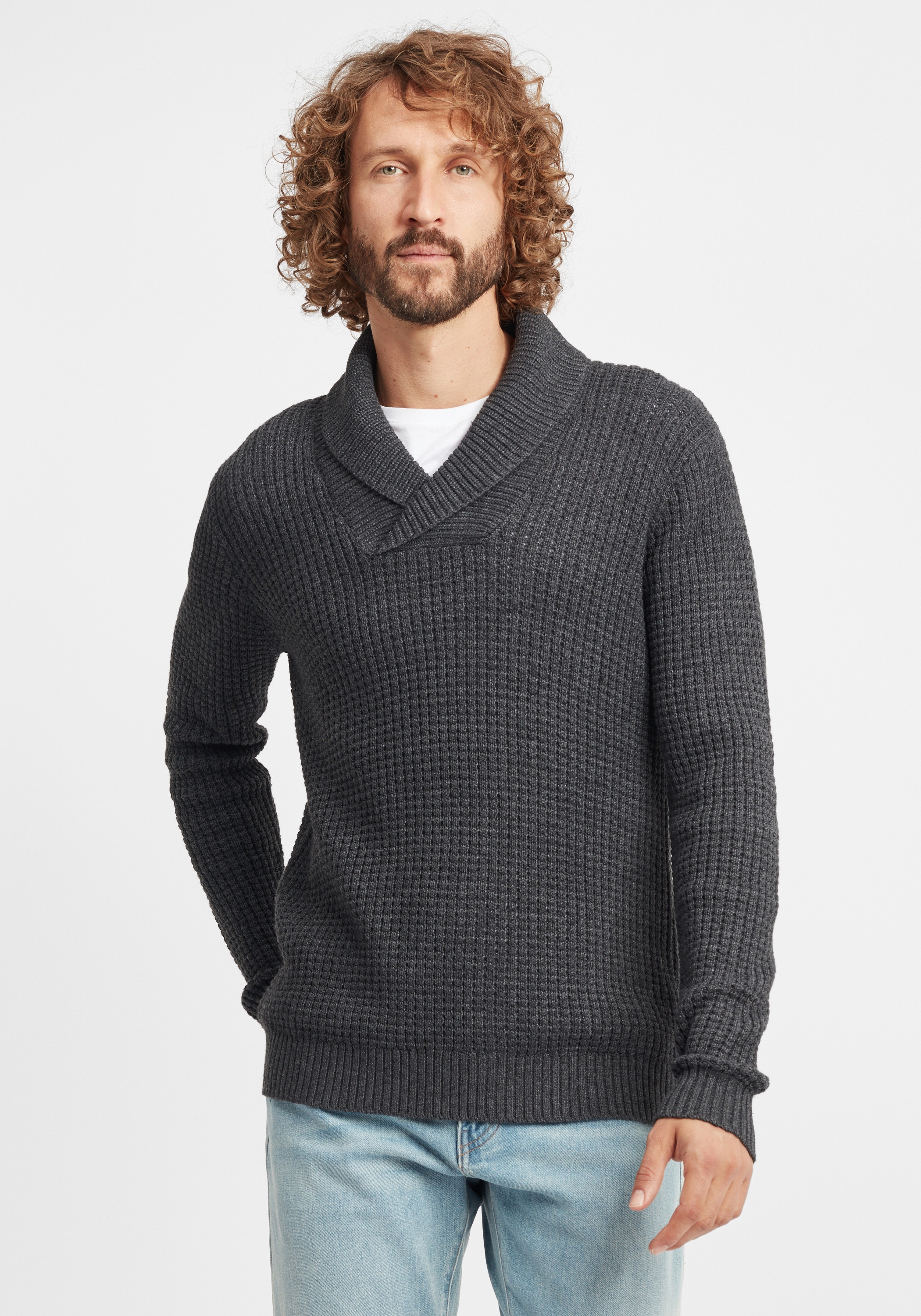 !Solid Strickfleece-Pullover »Strickpullover SDMapari«