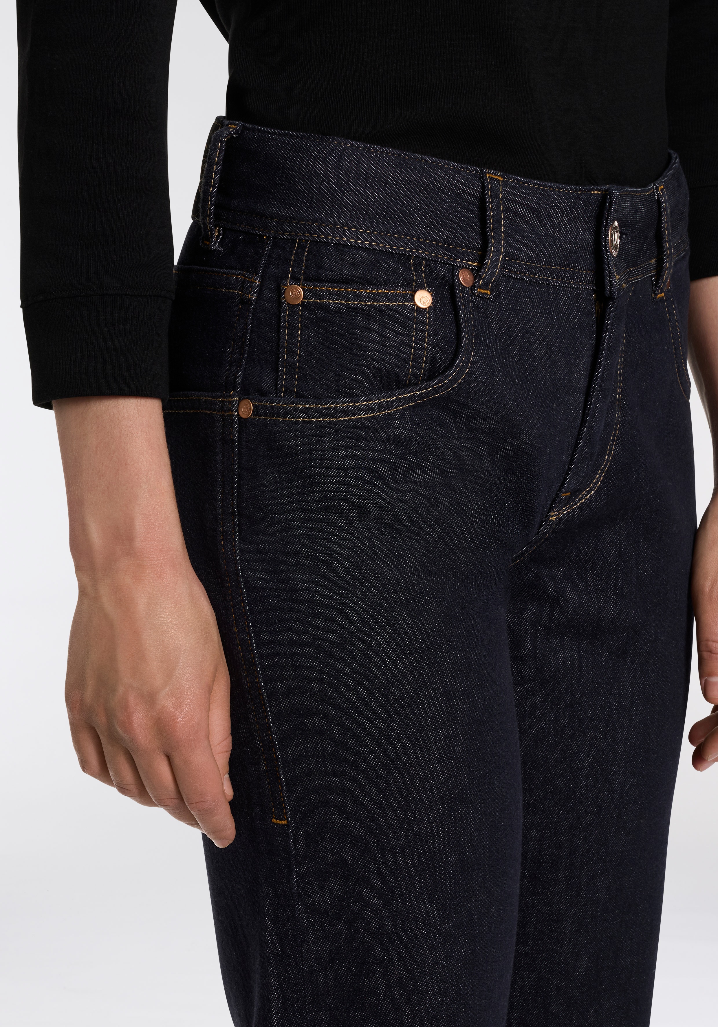 Thumbnail - Herrlicher 5-Pocket-Jeans "Edna Denim Comfort" im Flared Fit